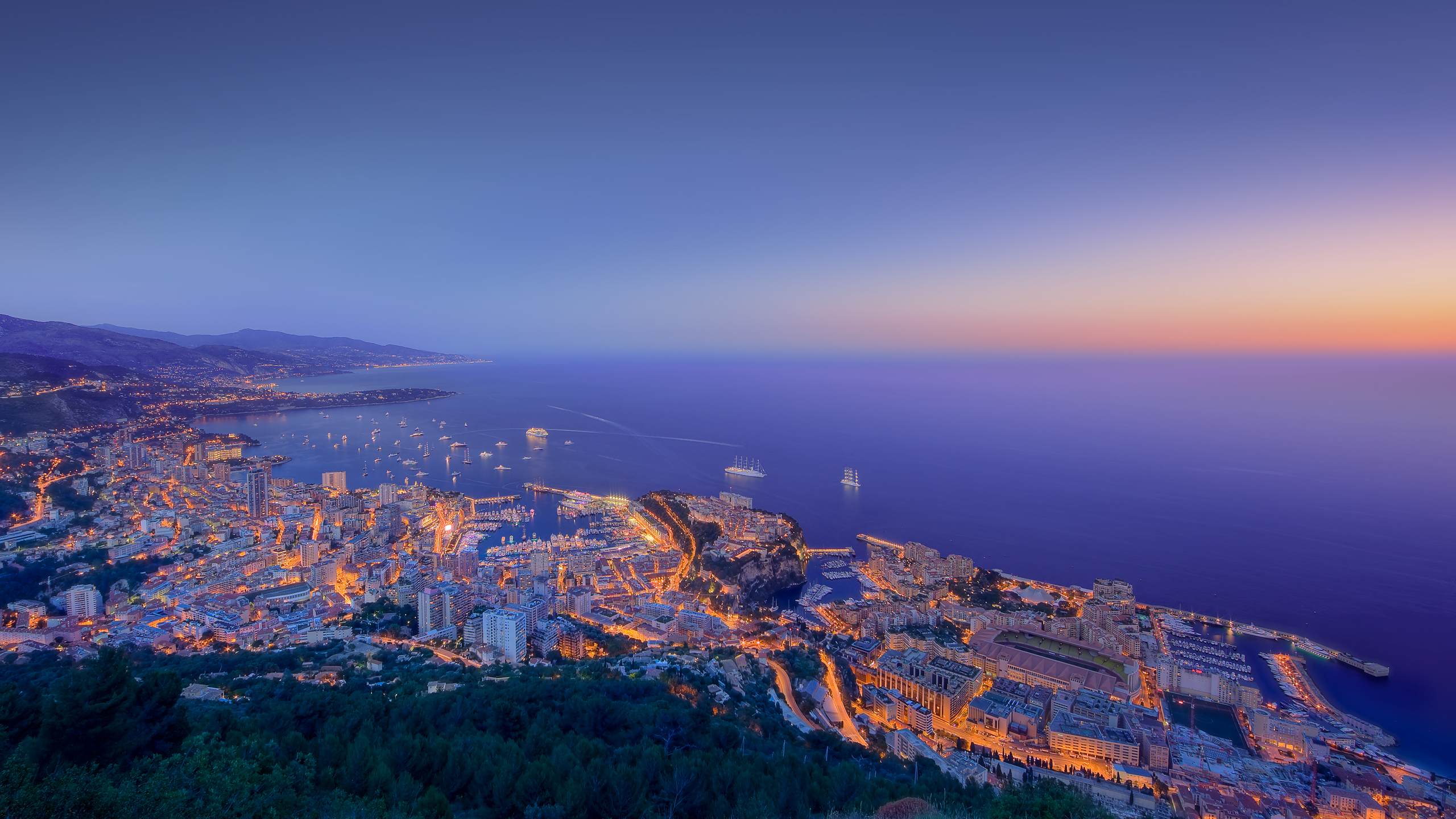 Monaco evening