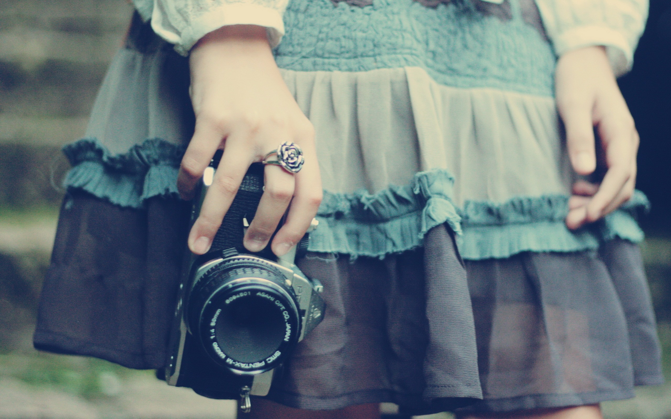 Mood Girl Dress Camera Photo