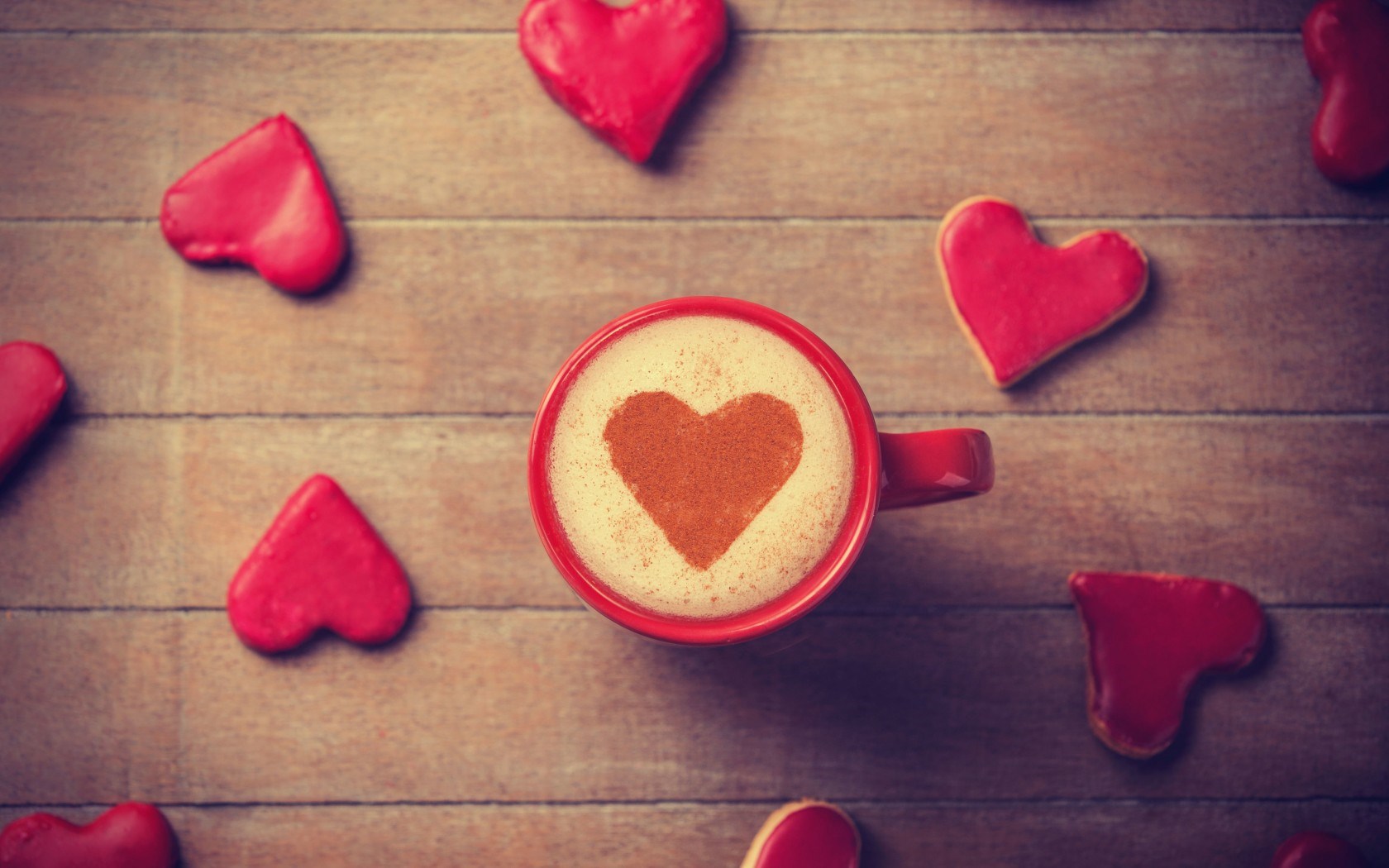 Mood Mug Cup Heart Cappuccino Love