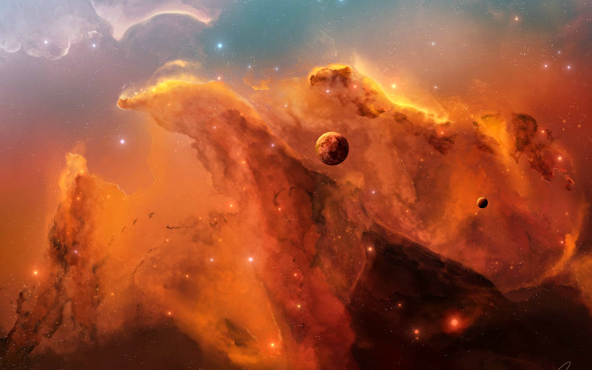 Nebula Star Orange