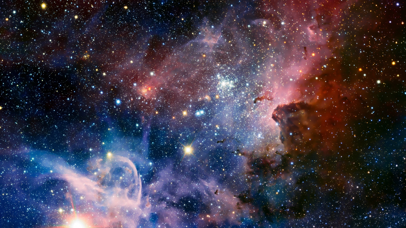 Carina nebula Wallpaper in 1600x900 HD Resolutions
