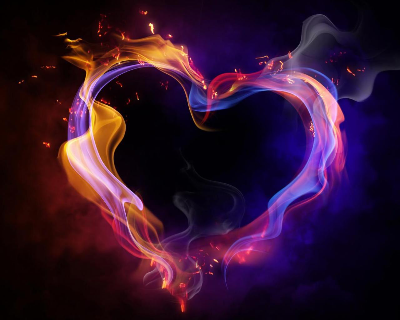 Wallpaper Tags: heart romantic love colorful pretty neon bright beauty