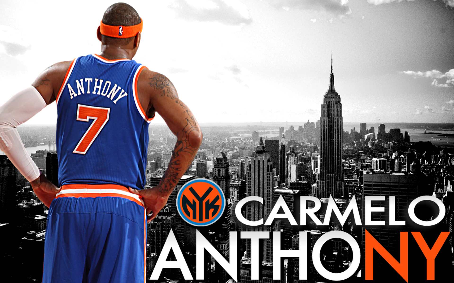 New York Knicks 2014 Carmelo Anthony Wallpaper