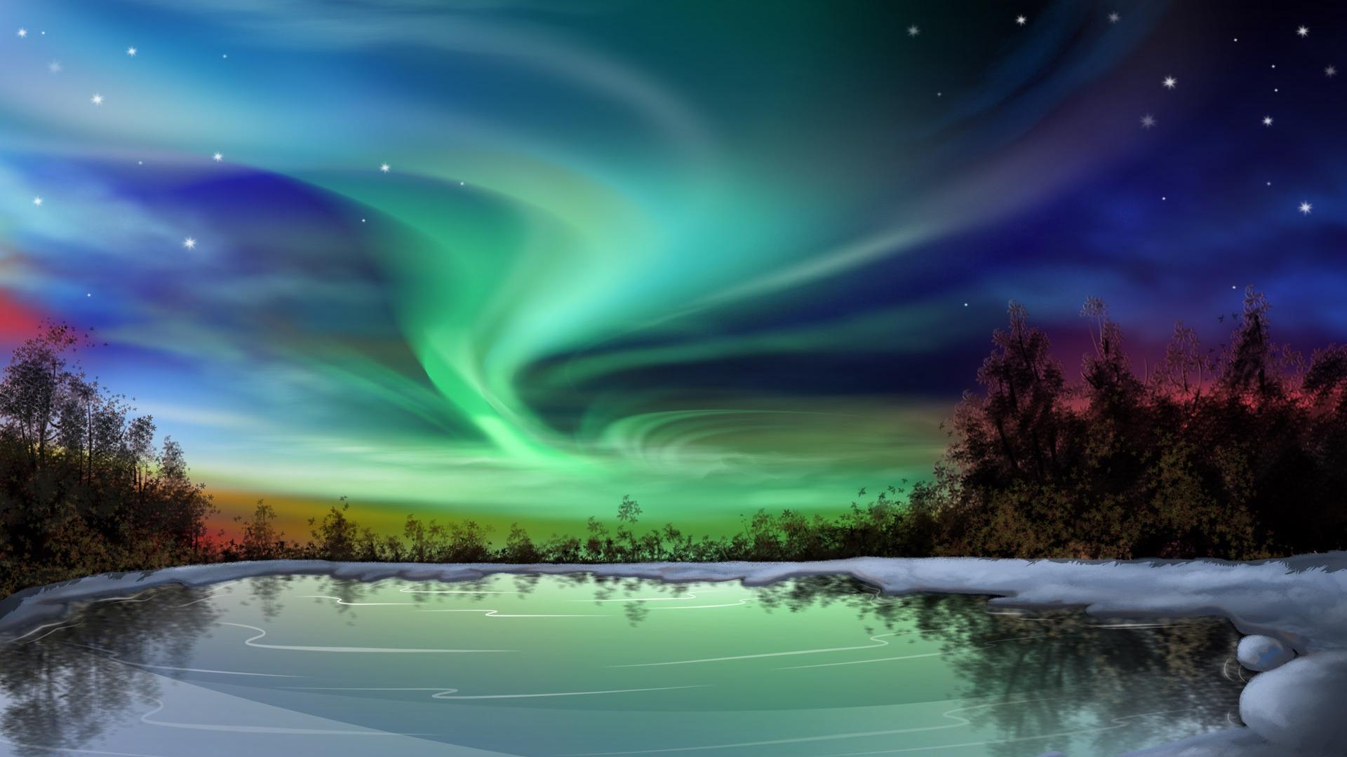 Colorful Northern Lights
