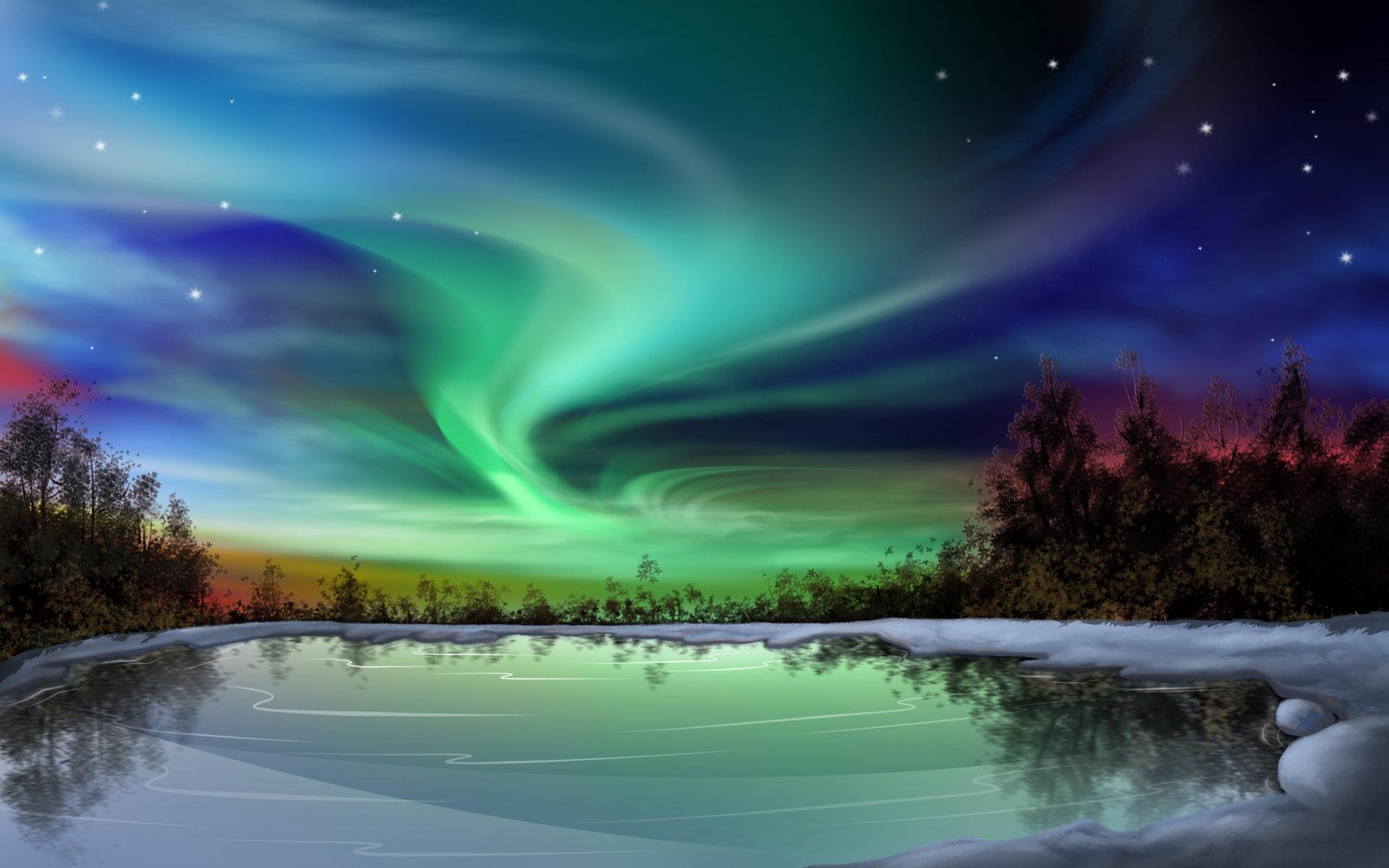 Northern Lights Aurora Wallpaper