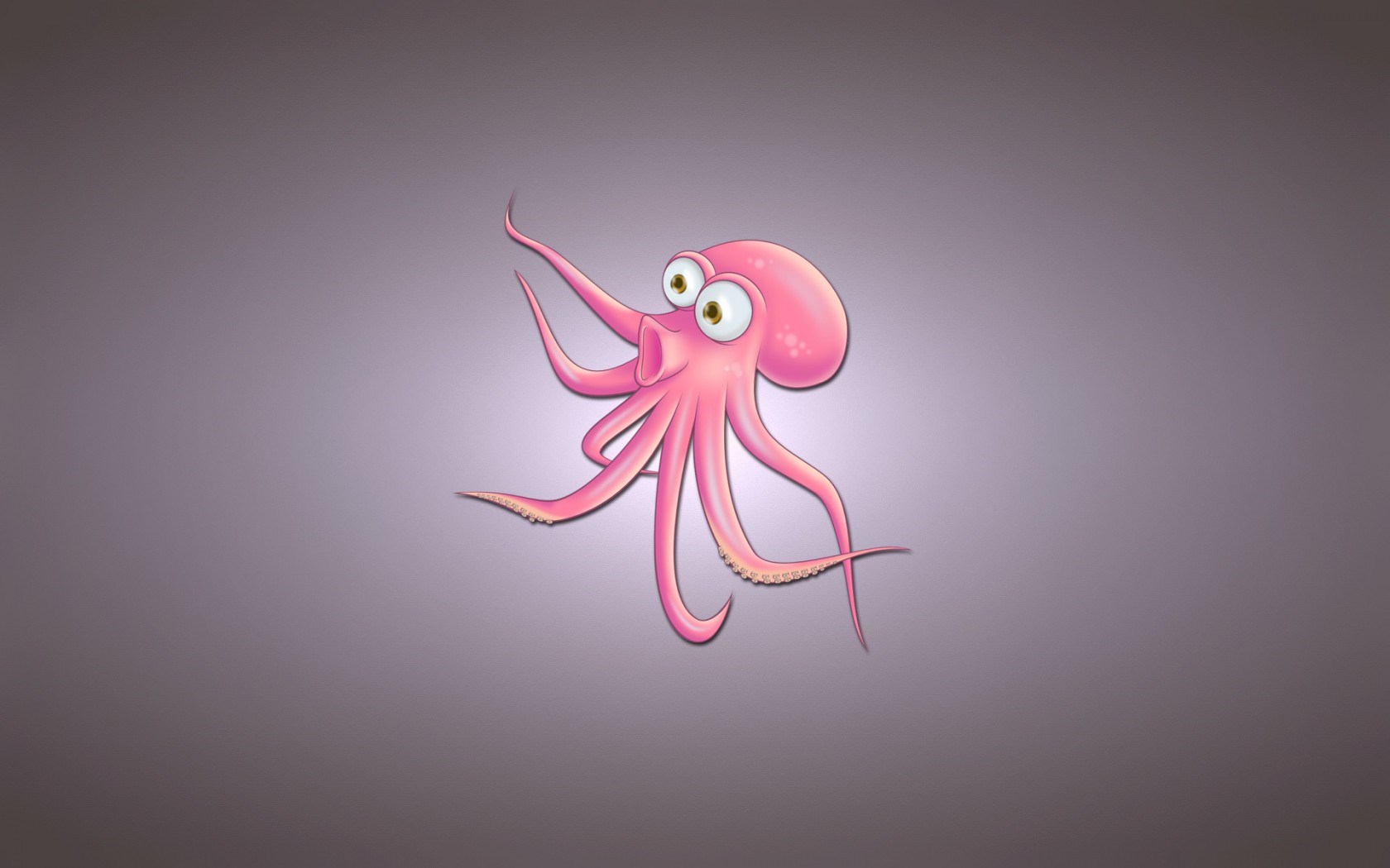 Octopus Pink Minimalist