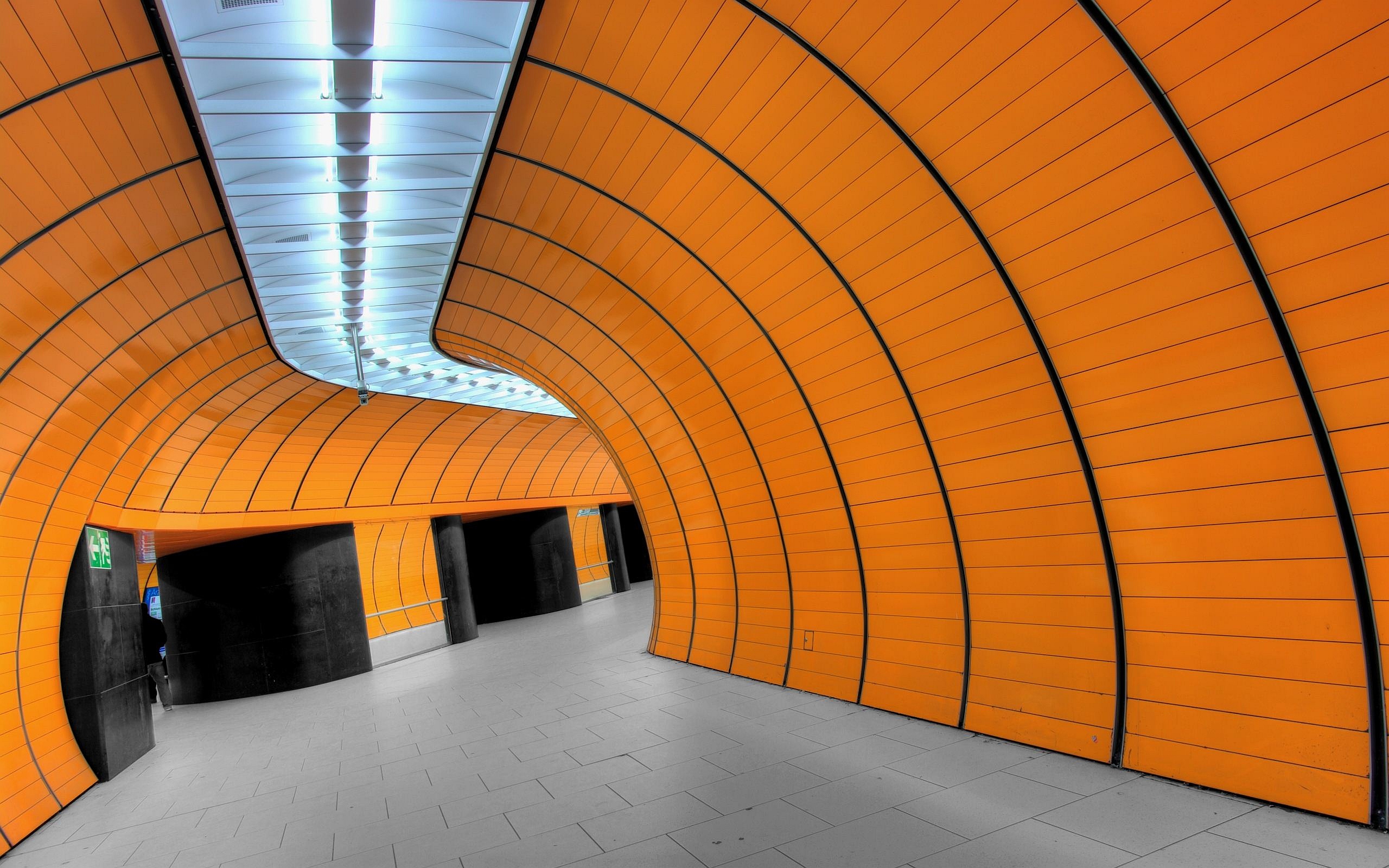 Orange Hallway