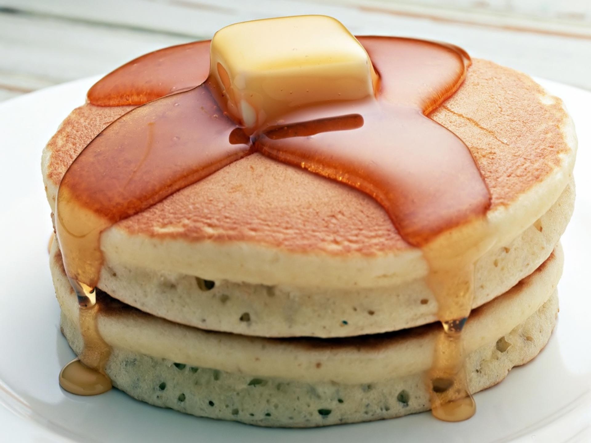 Honey On Pancakes
