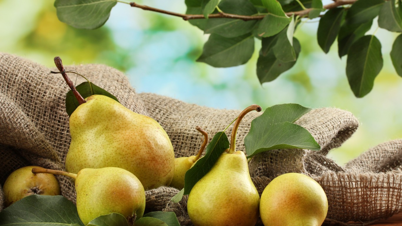 Pears Leaves Fruits