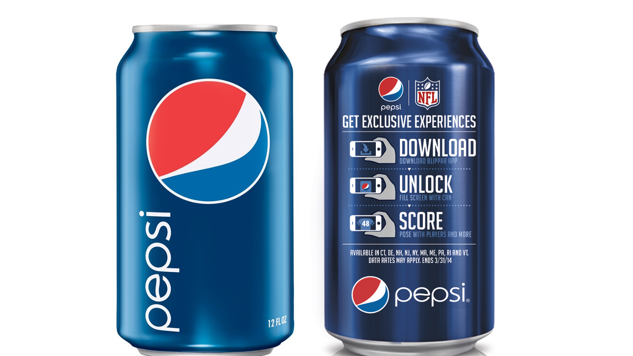 Hey Super Bowl Fans, Ready For Some Blipping? 20 Million Pepsi Cans Feature AR App | Fast Company | Business + Innovation