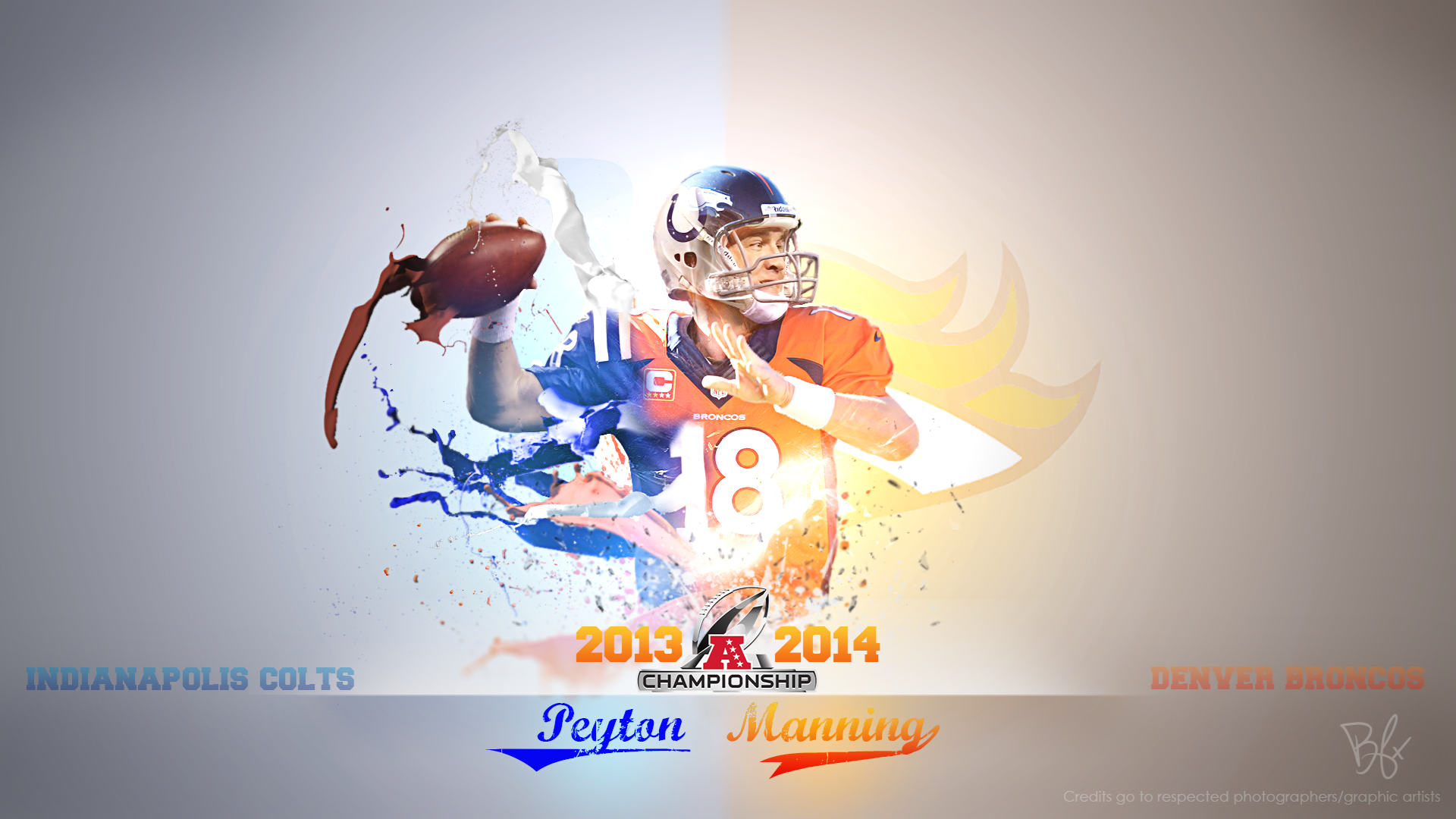 ... Peyton Manning Colt/Broncos Remake V2 by Vandelium