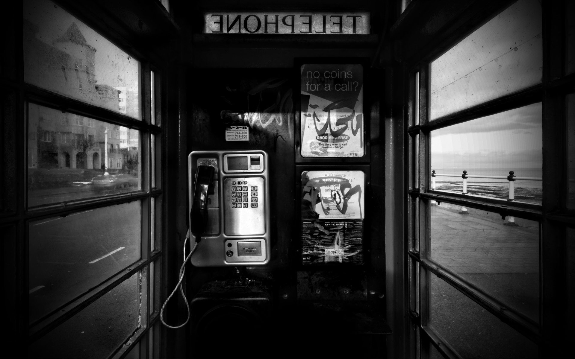 Phone Booth Wallpaper 39750 2560x1600 px