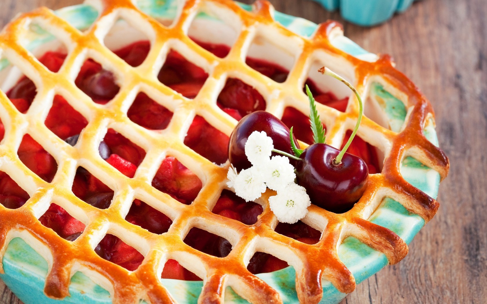 Pie Baking Berries Cherries Sweet