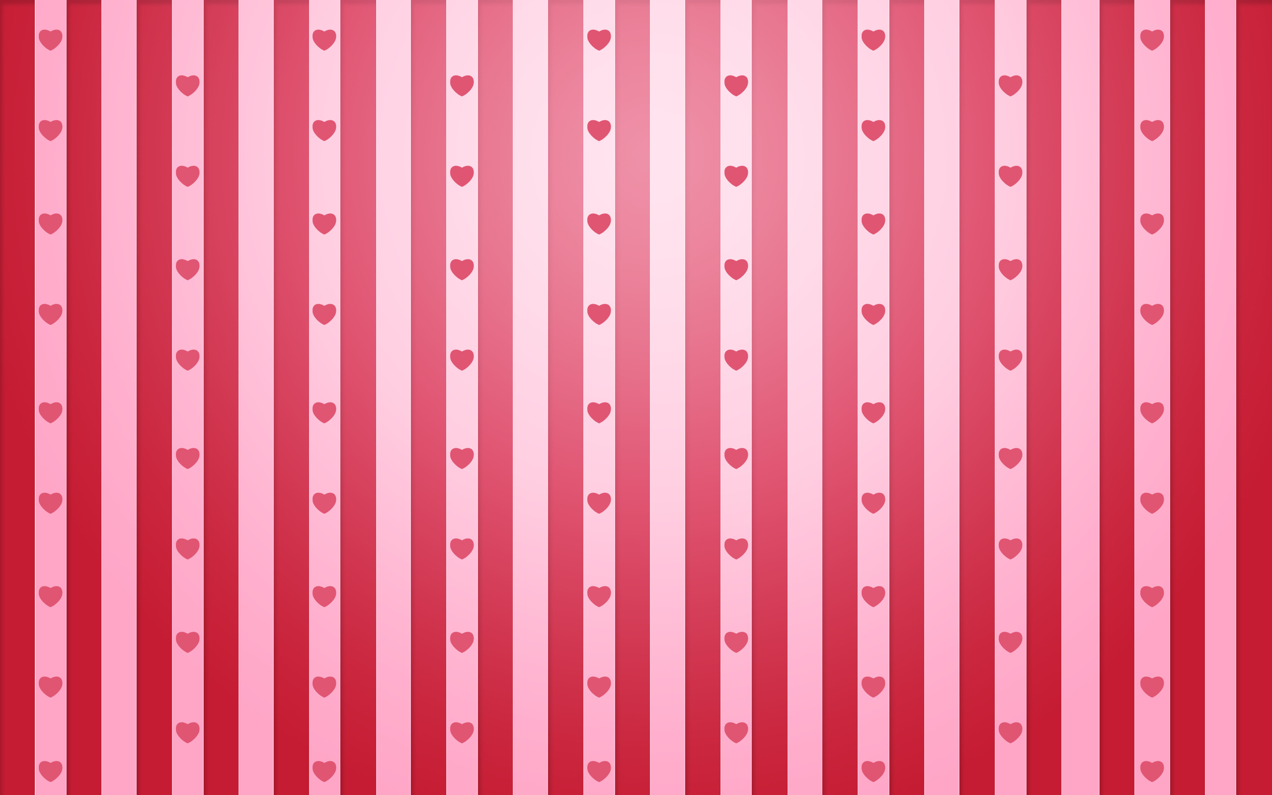 Pink hearts stripes