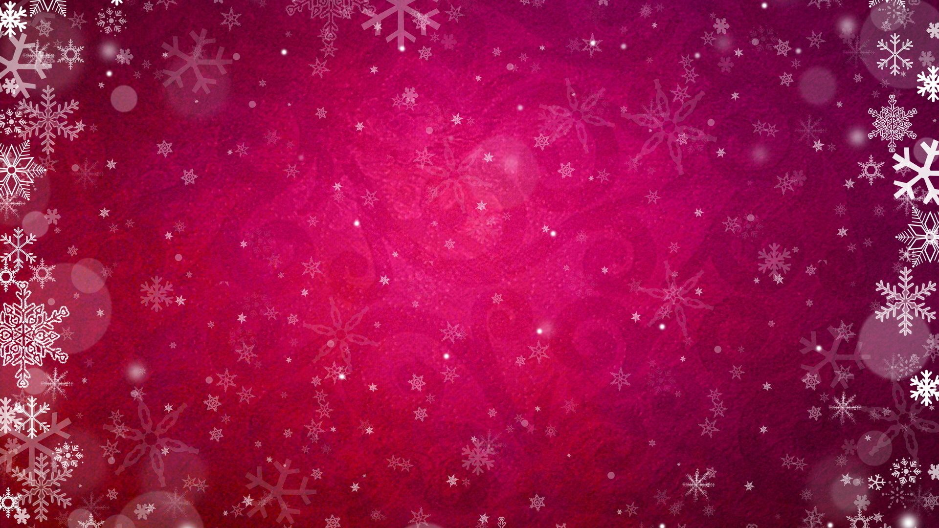 Pink snowflakes