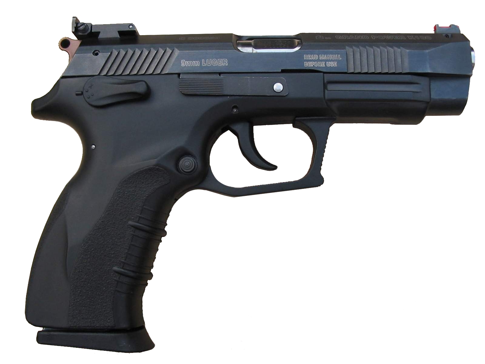 Semi-automatic pistol Grand Power K100 Target produced in Slovakia