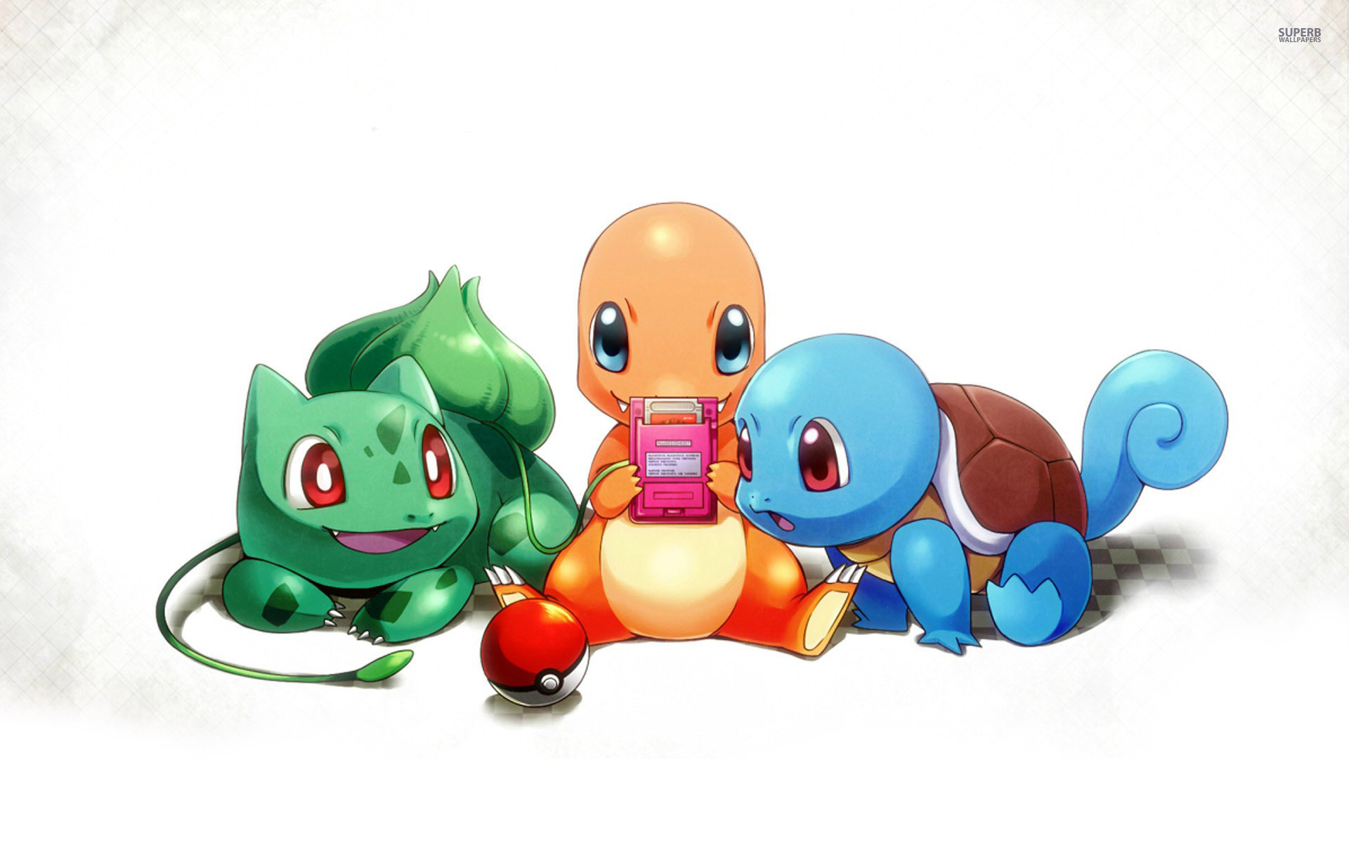 Charmander and Squirtle wallpaper 1920x1200