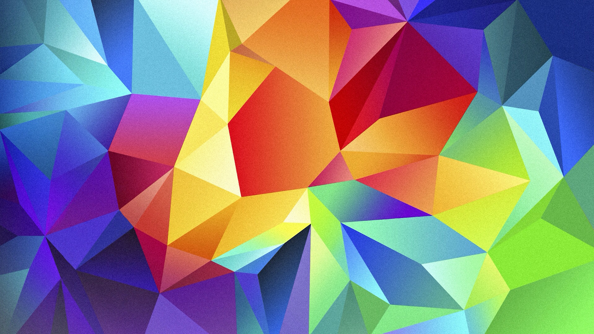 Colorful Polygons HD Wallpaper 1920x1080