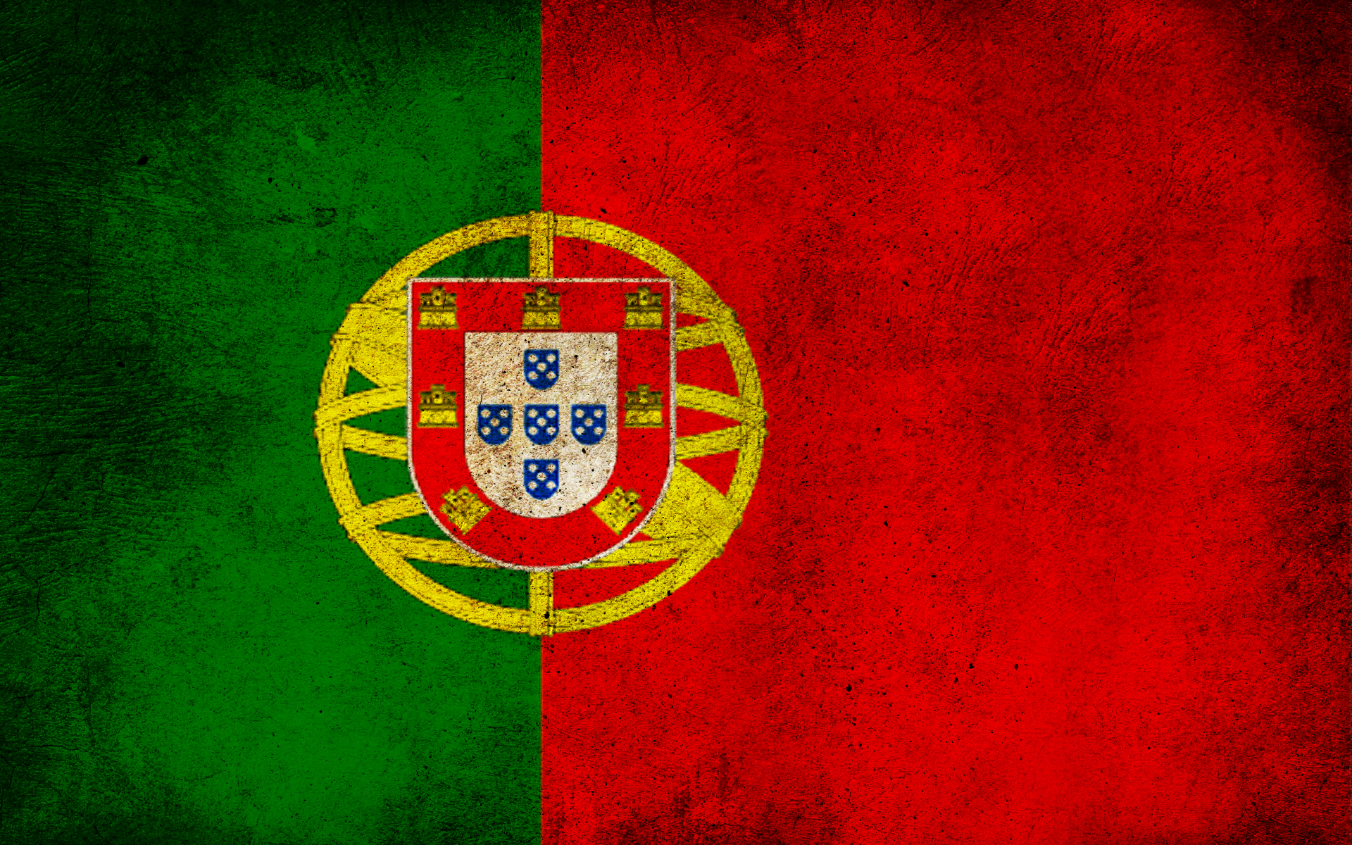 Dirty Portugal Flag Wallpaper