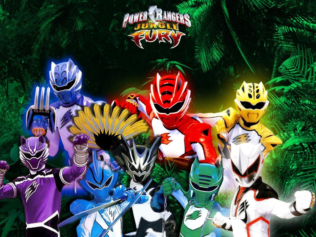 "Power Rangers Jungle Fury" desktop wallpaper number 1 (1024 x 768 pixels)