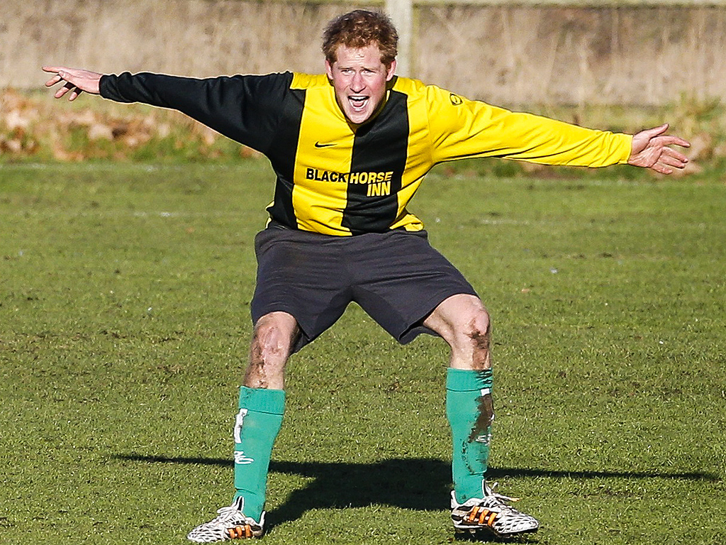 Prince Harry and Kate's Brother Play Soccer (PHOTO)