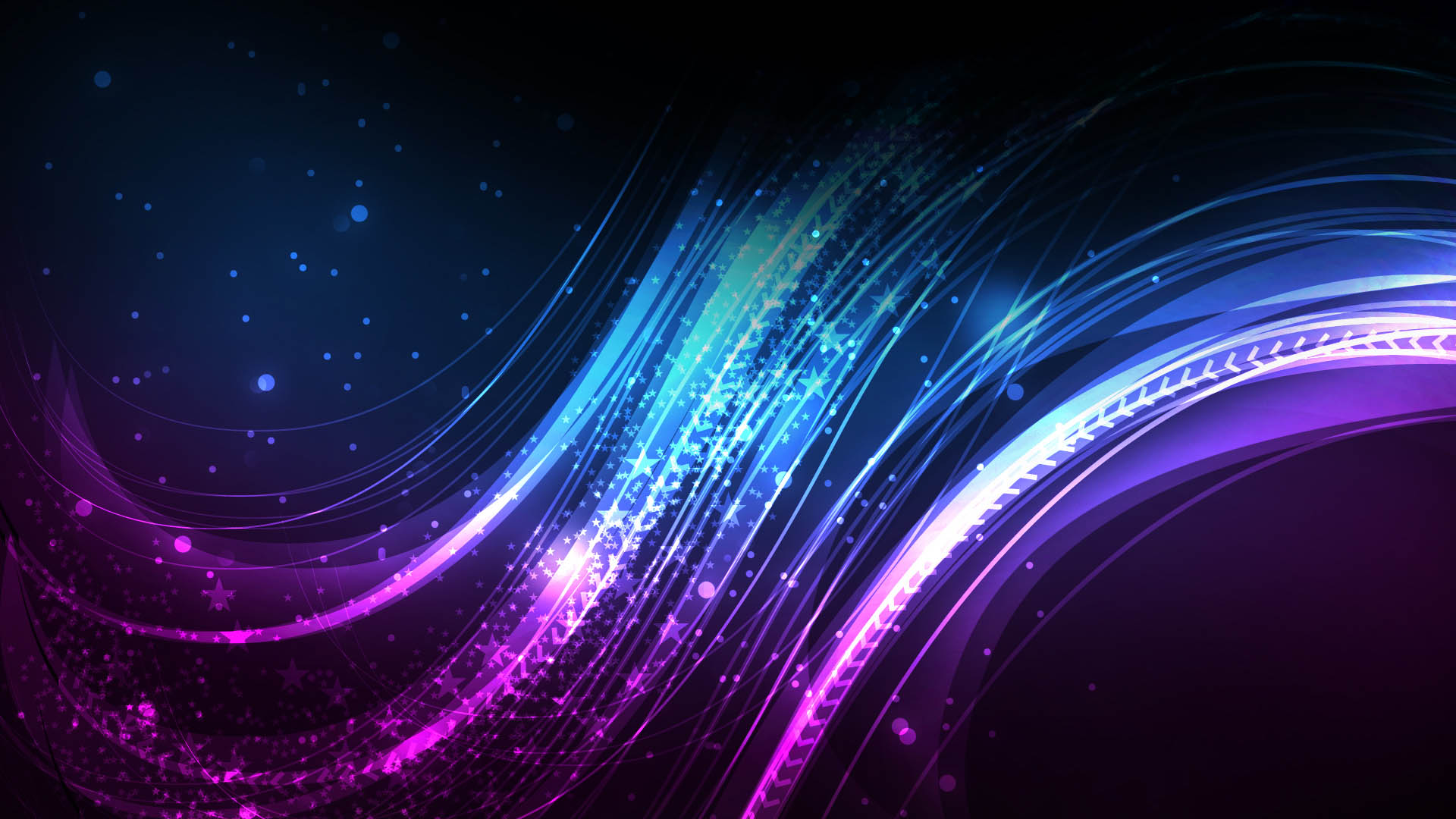 Purple and Blue Abstract HD Wallpaper