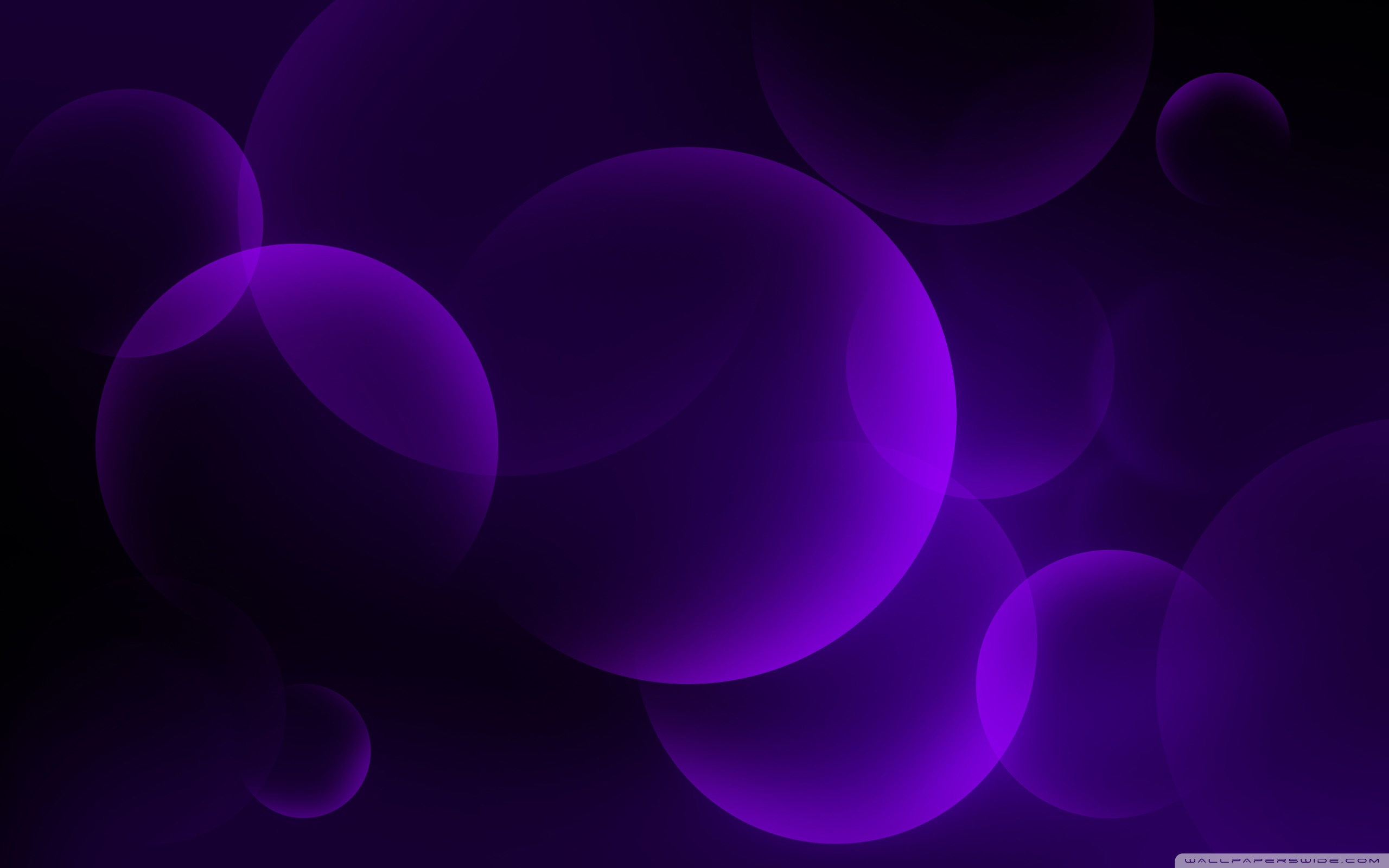 Purple Bubbles. 