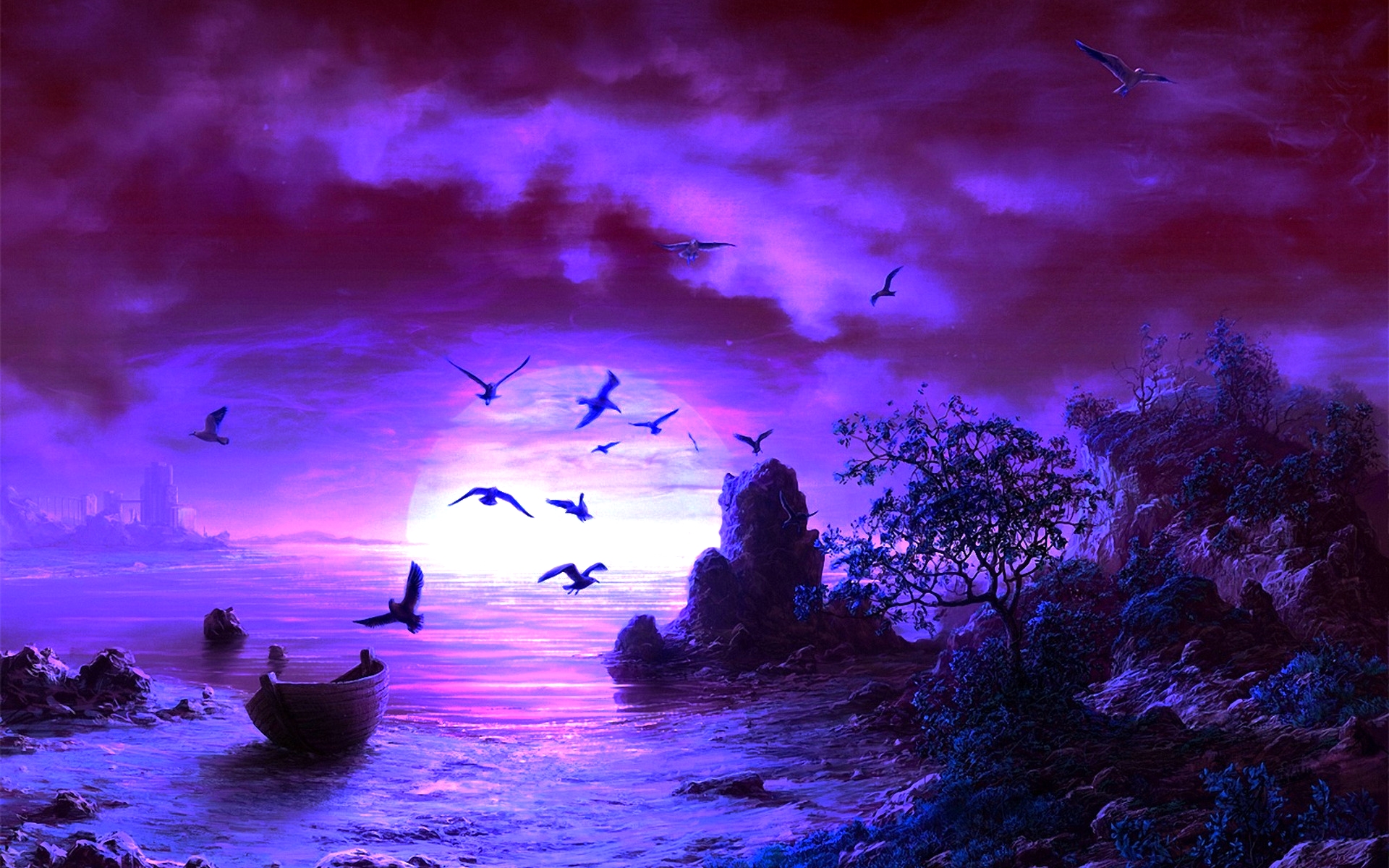 Purple Fantasy Backgrounds