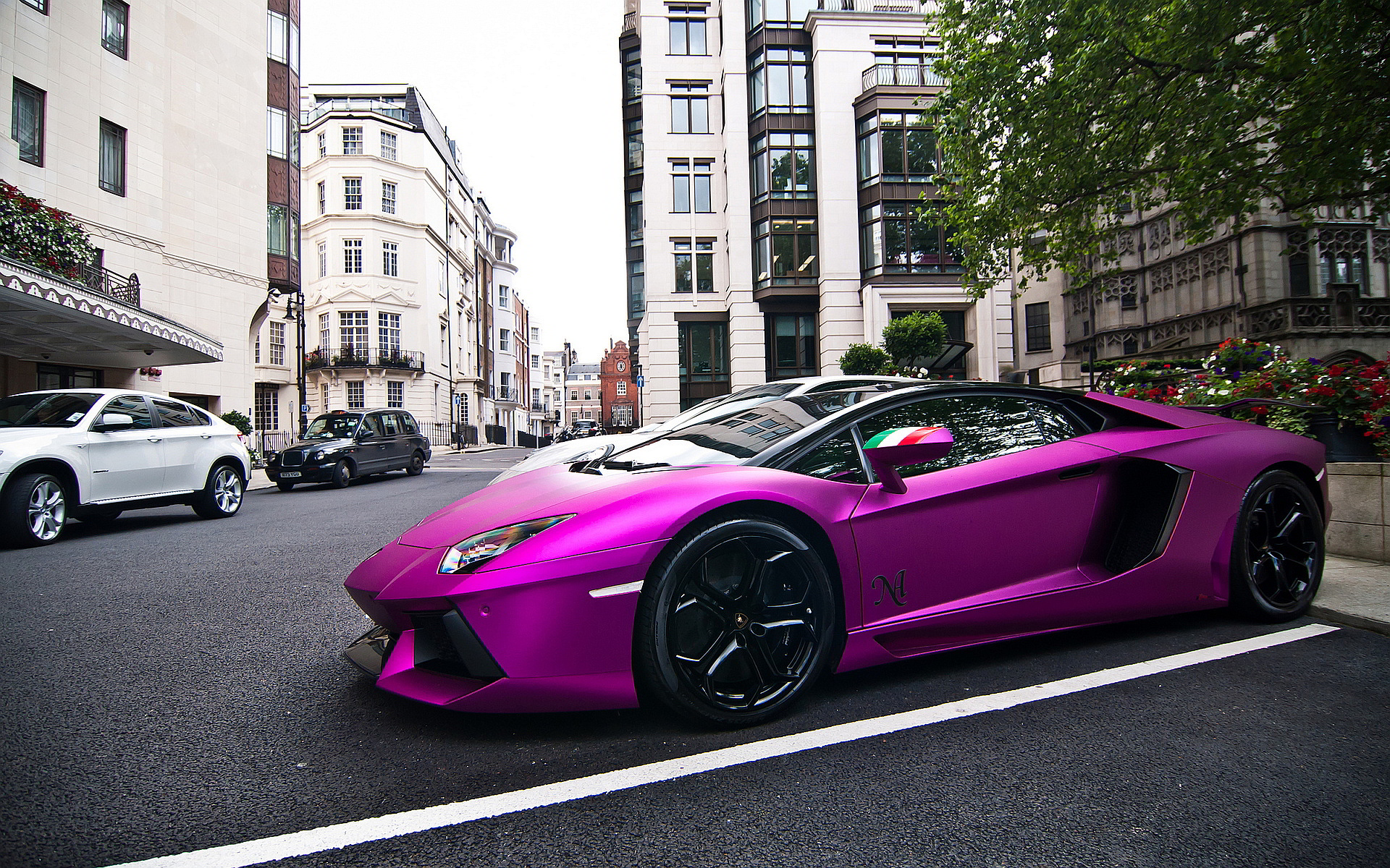 Purple Lamborghini Park