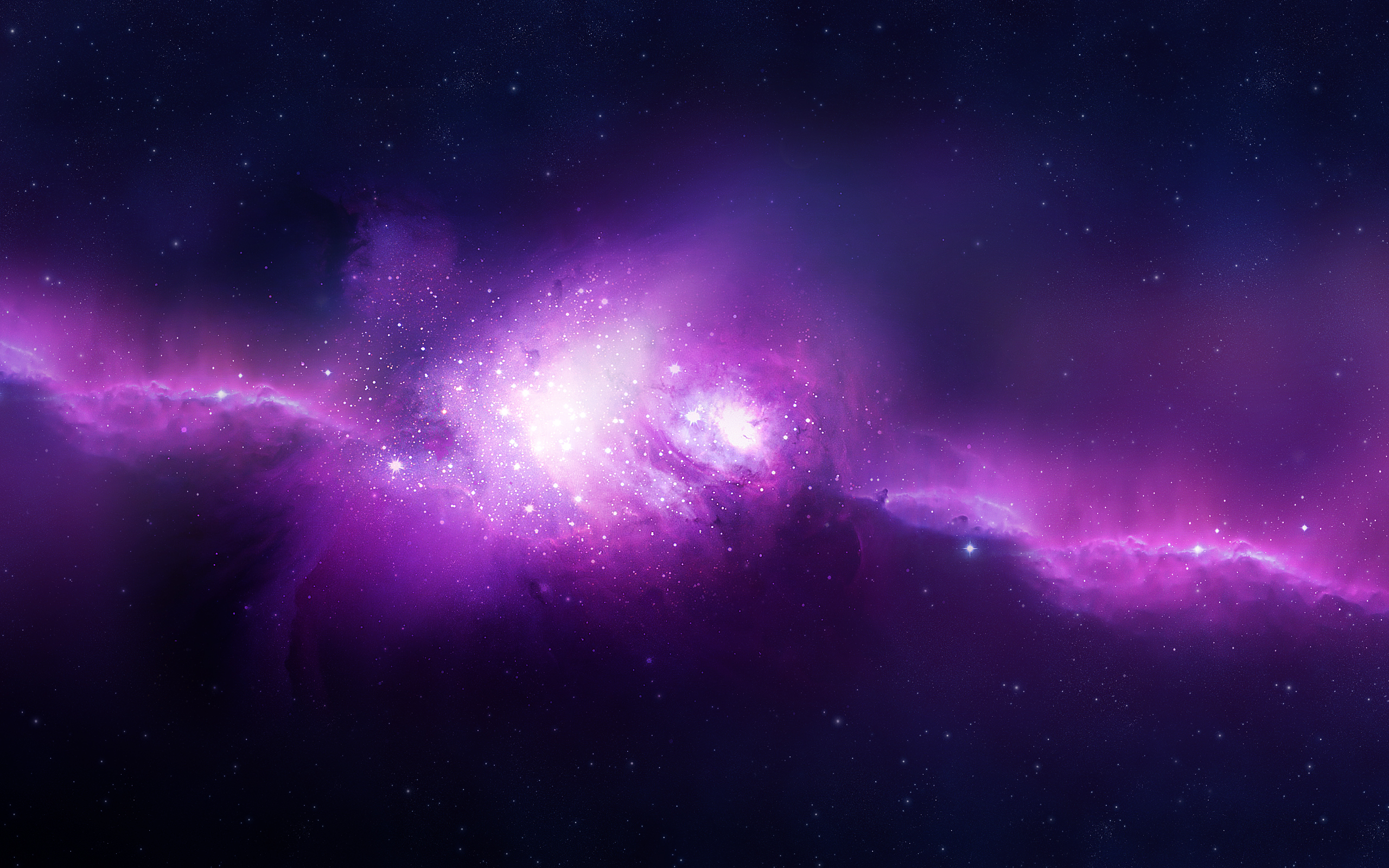 Purple Space Abstract