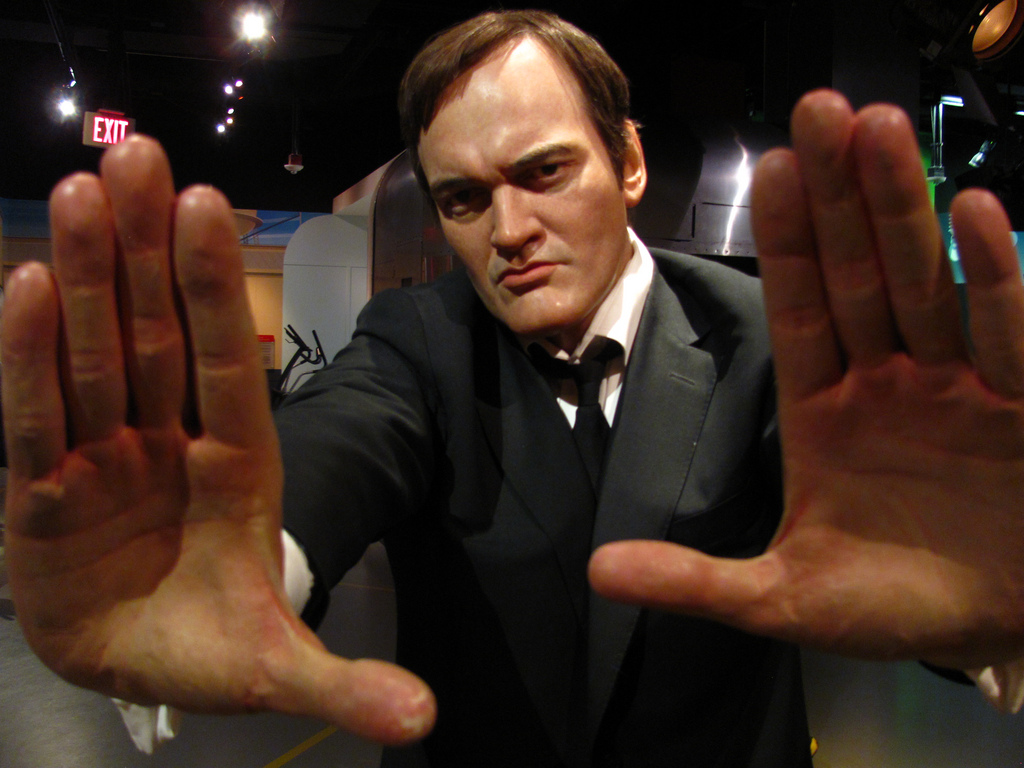 ... Quentin Tarantino figure at Madame Tussauds Hollywood | by Castles, Capes & Clones
