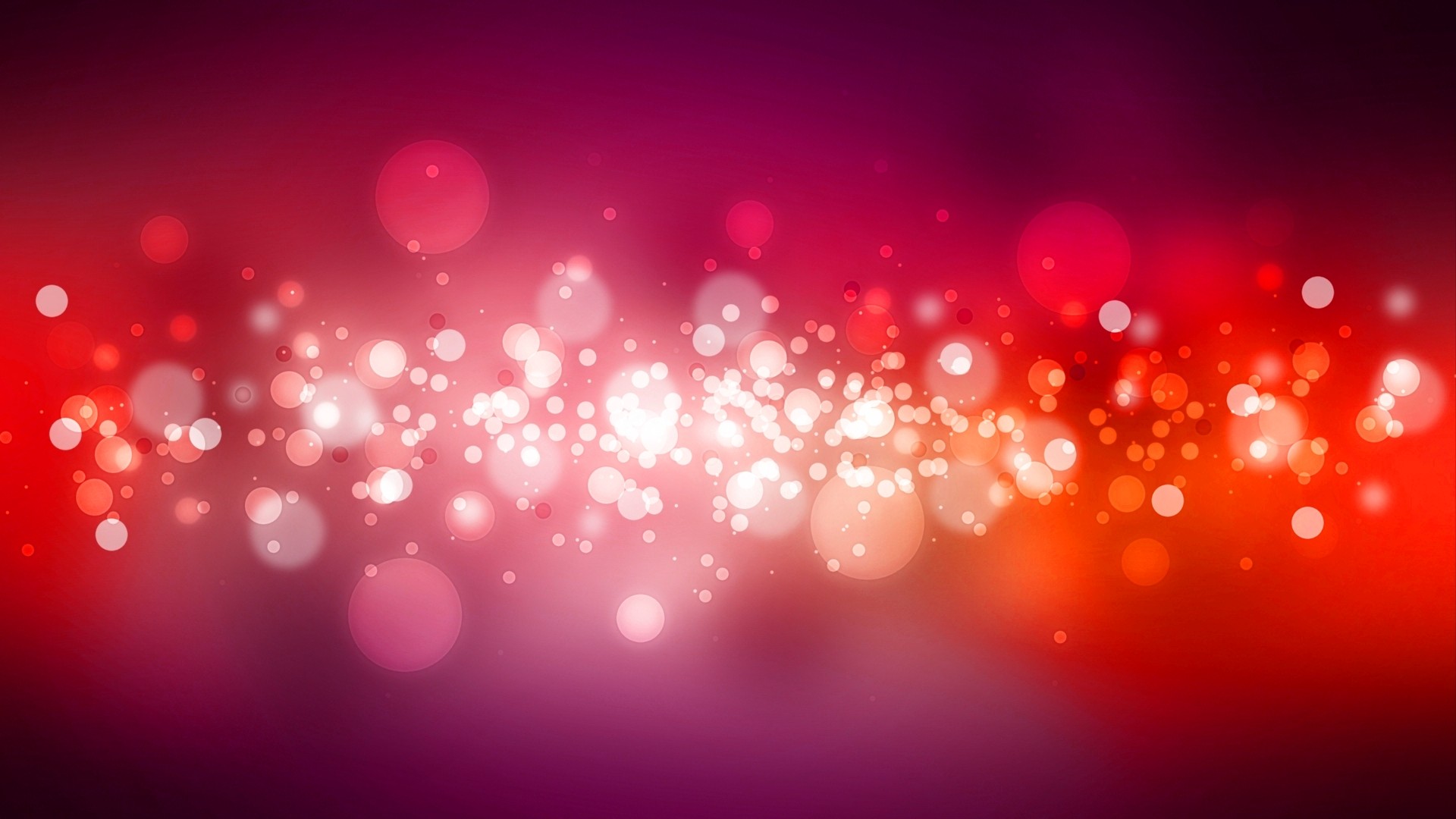 Red Bubbles Background