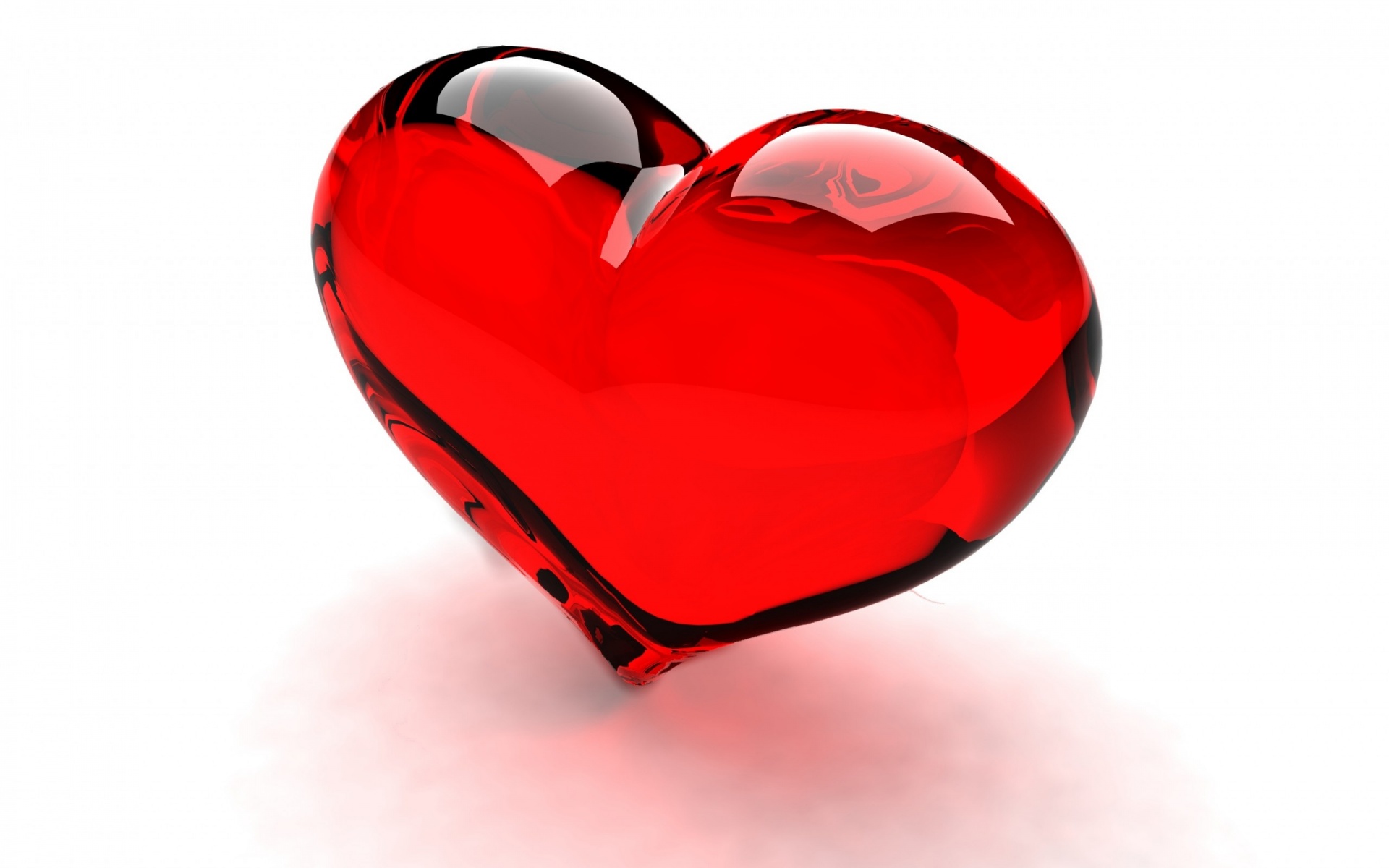 Red Glossy Heart