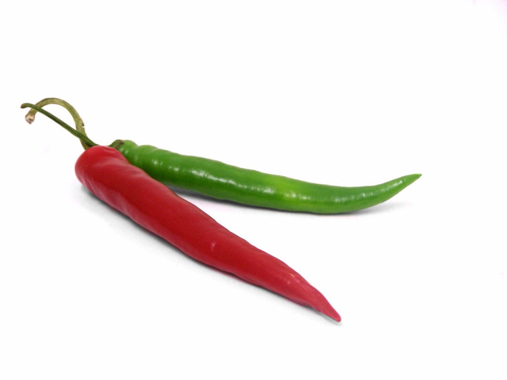 Red green pepper