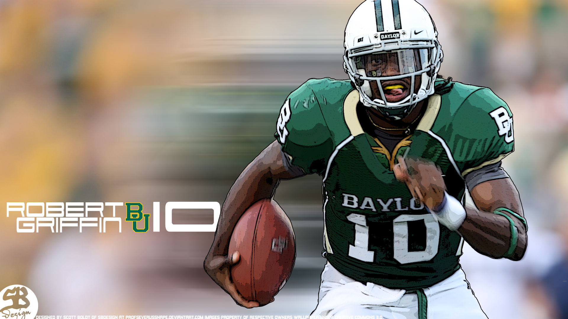 If you like Robert Griffin III, surely you'll love this wallpaper we have choosen for you! Let us know if you like it.