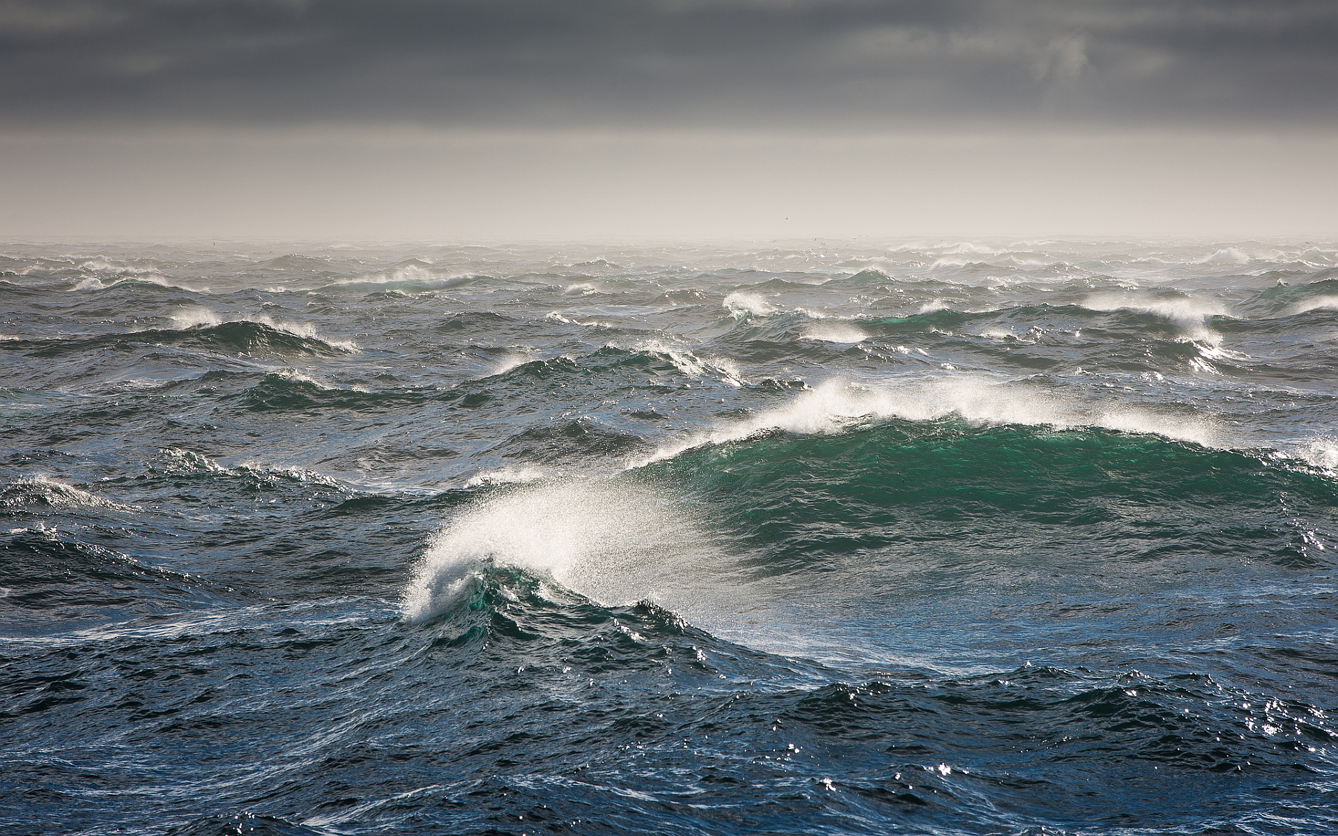 Rough Ocean Waves Wallpaper 1920x1200 31700