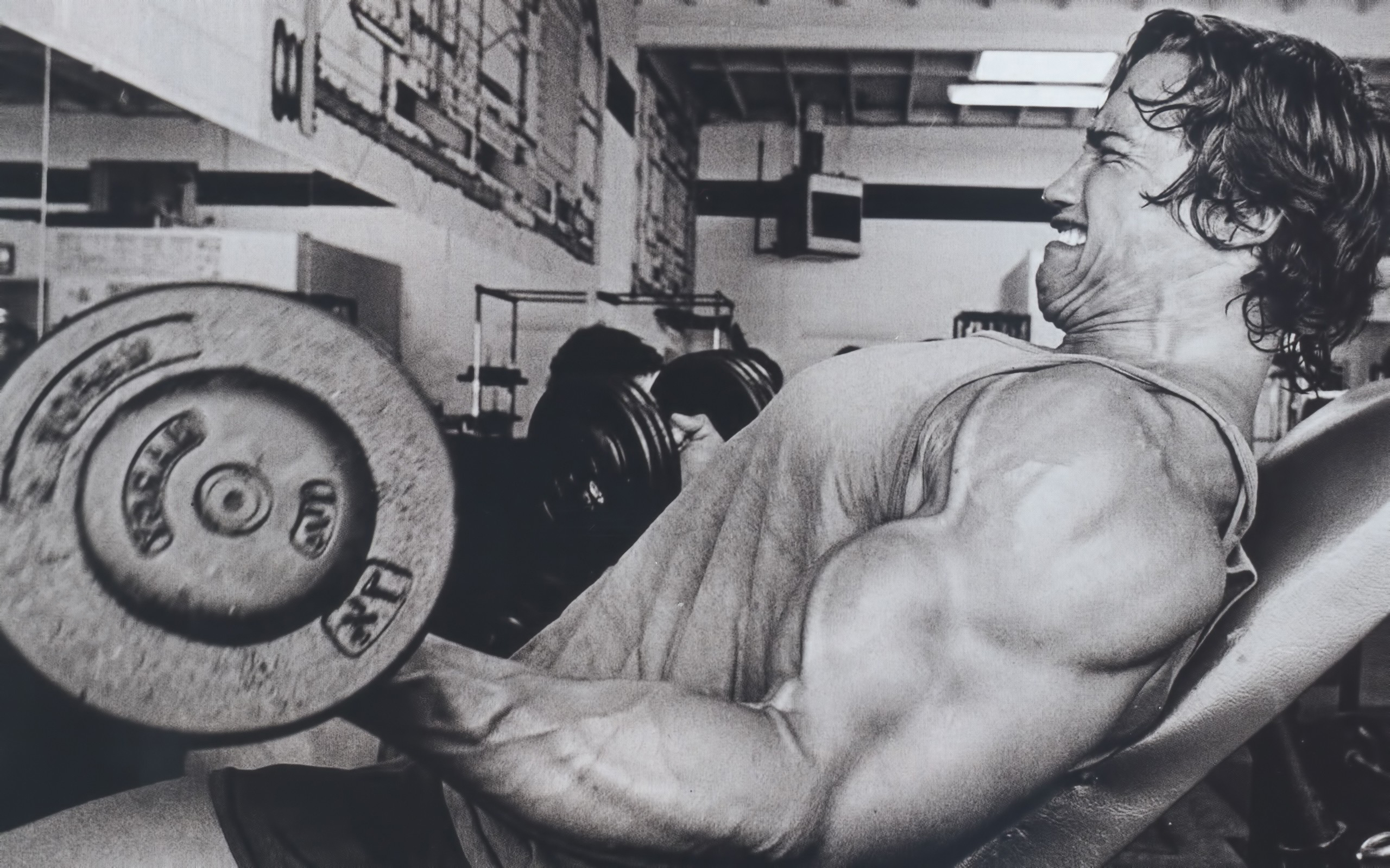 Schwarzenegger training pain