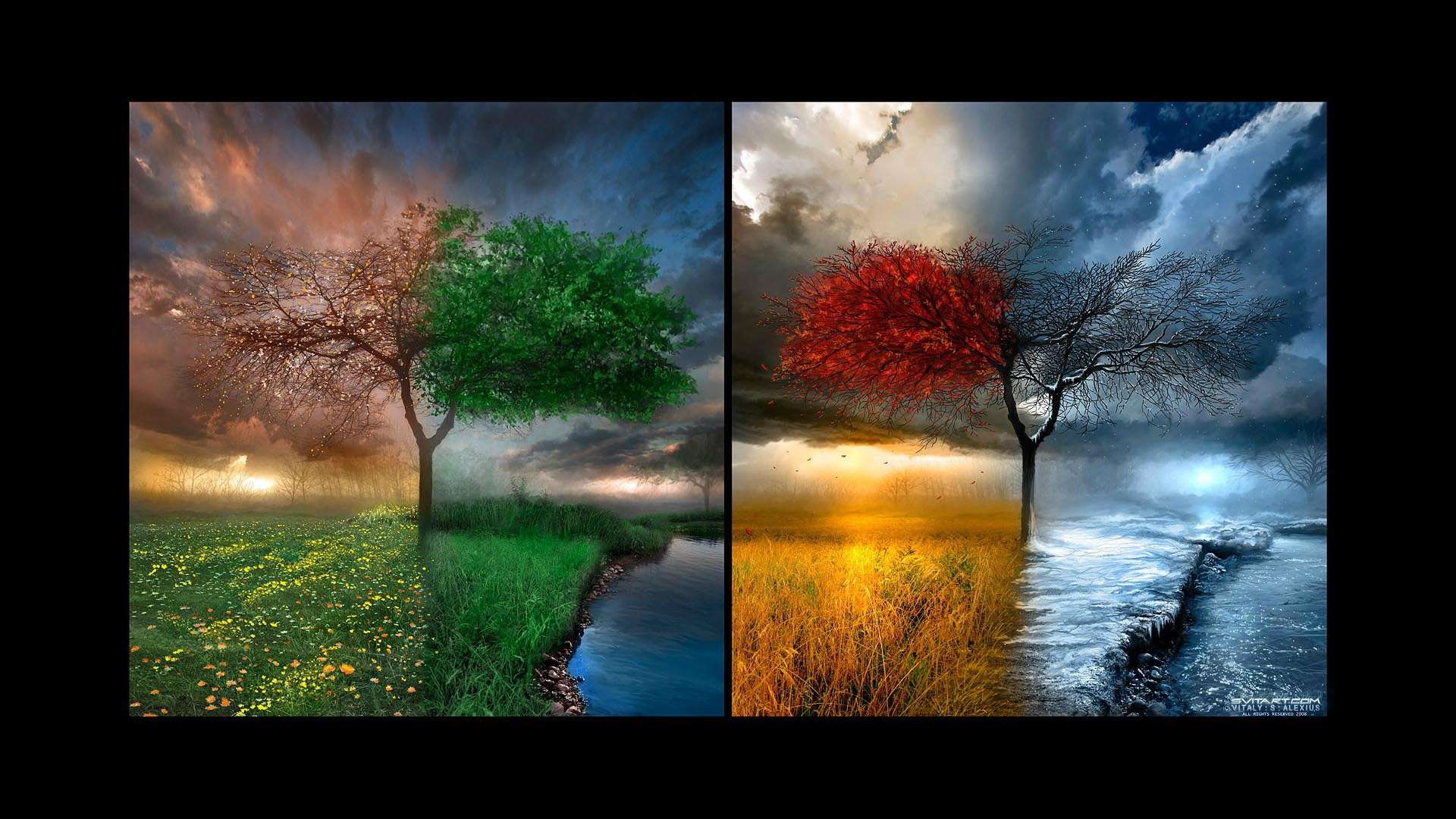 Four Seasons HD wallpaper 1920x1080 ...