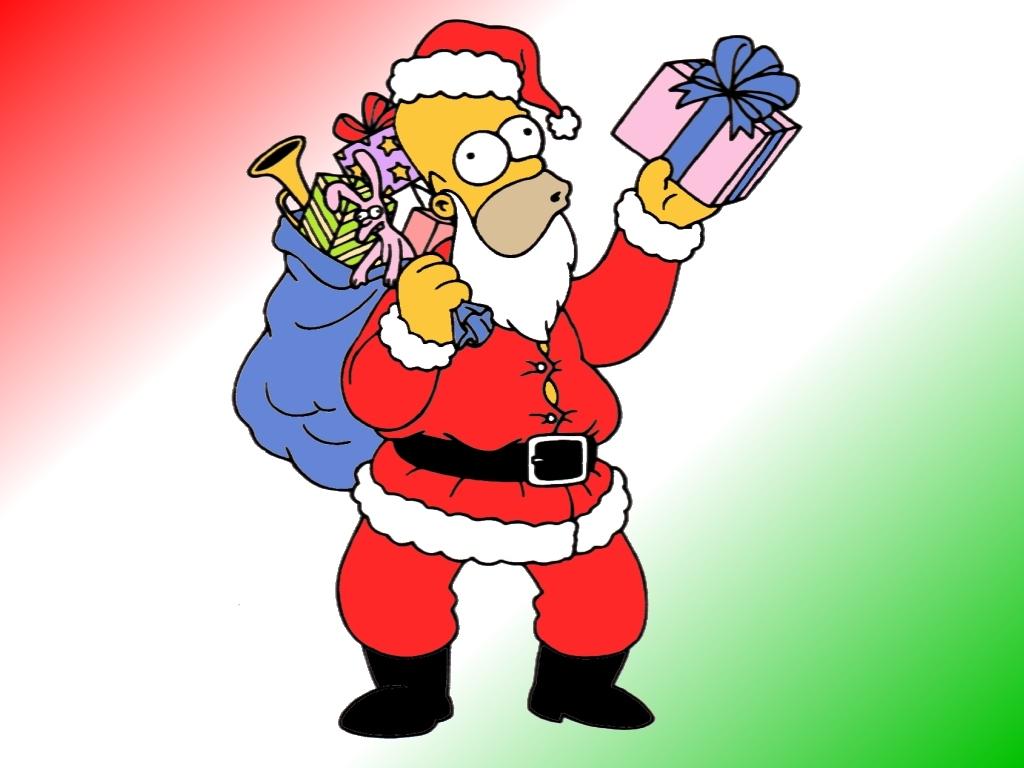 Simpson Santa Claus