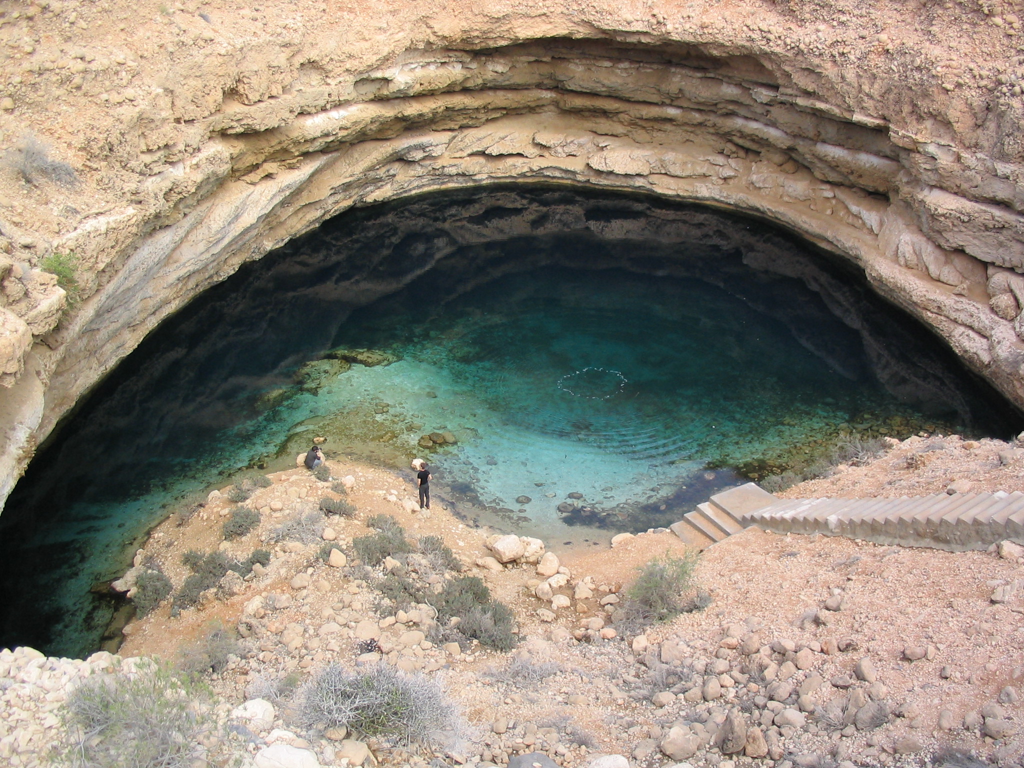 Bahmah Sinkhole in Oman