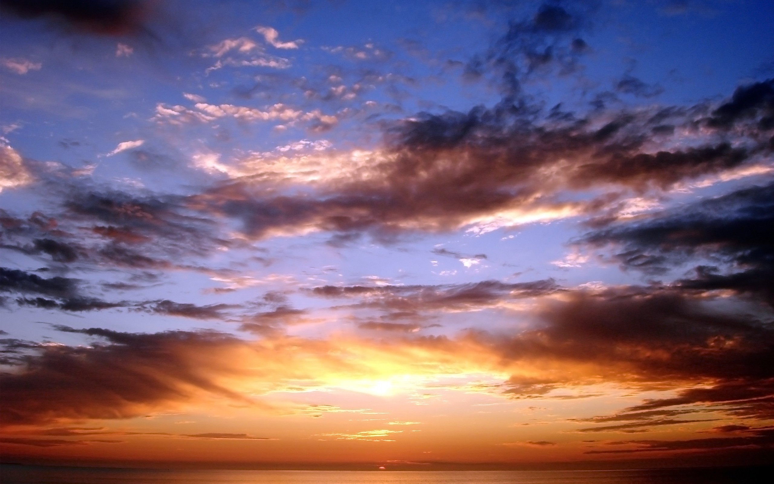 Sky sunset clouds