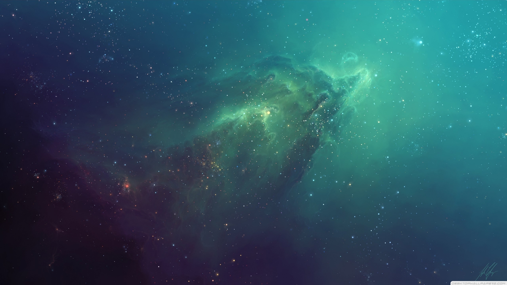 Space stars nebula galaxies