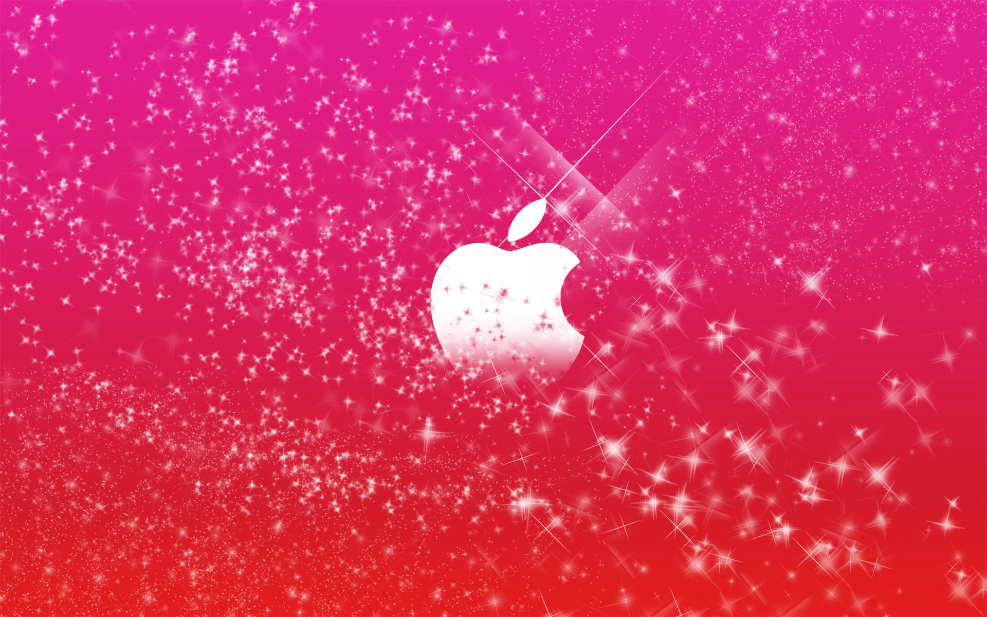 Sparkly Apple Wallpaper