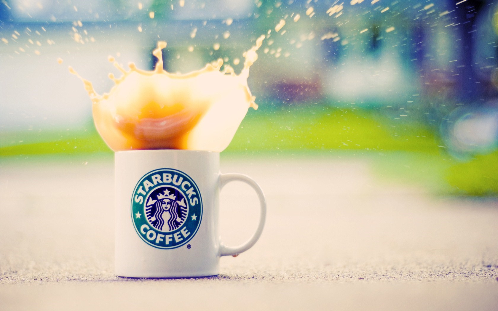 Starbucks Coffee Splash