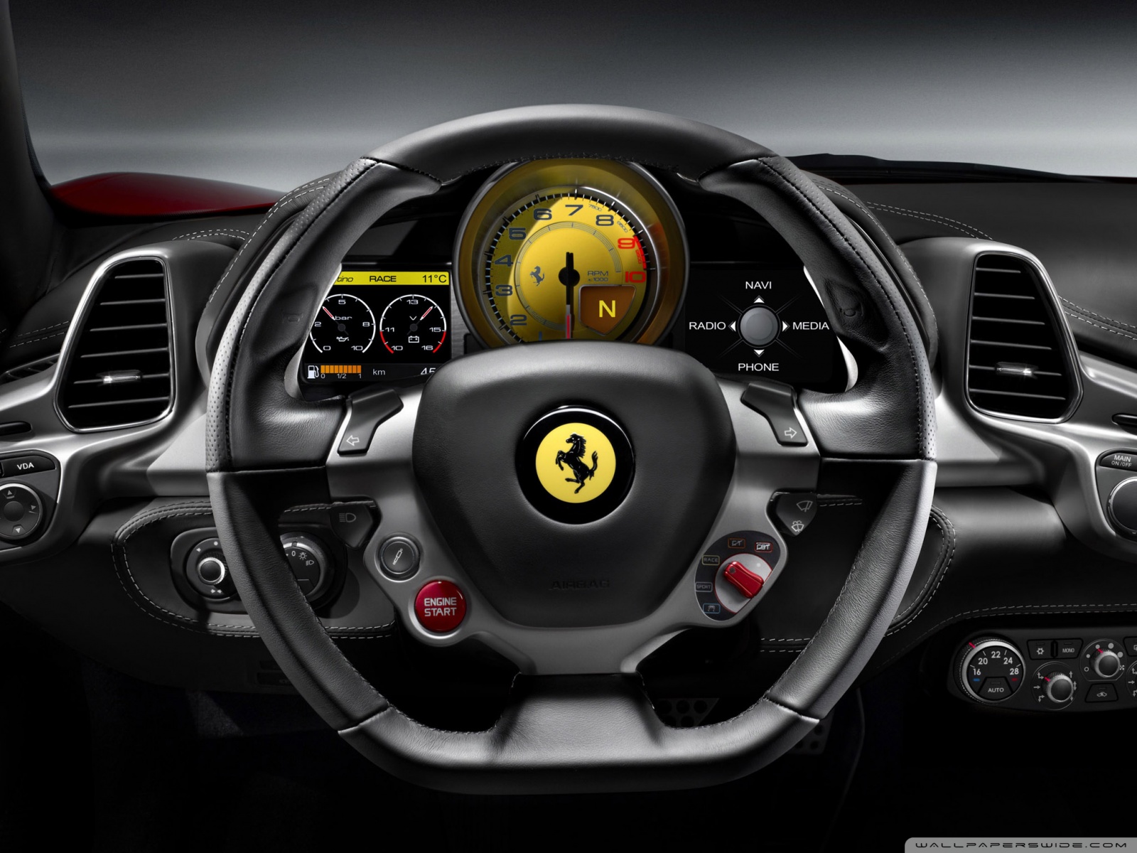 Steering Wheel Wallpaper