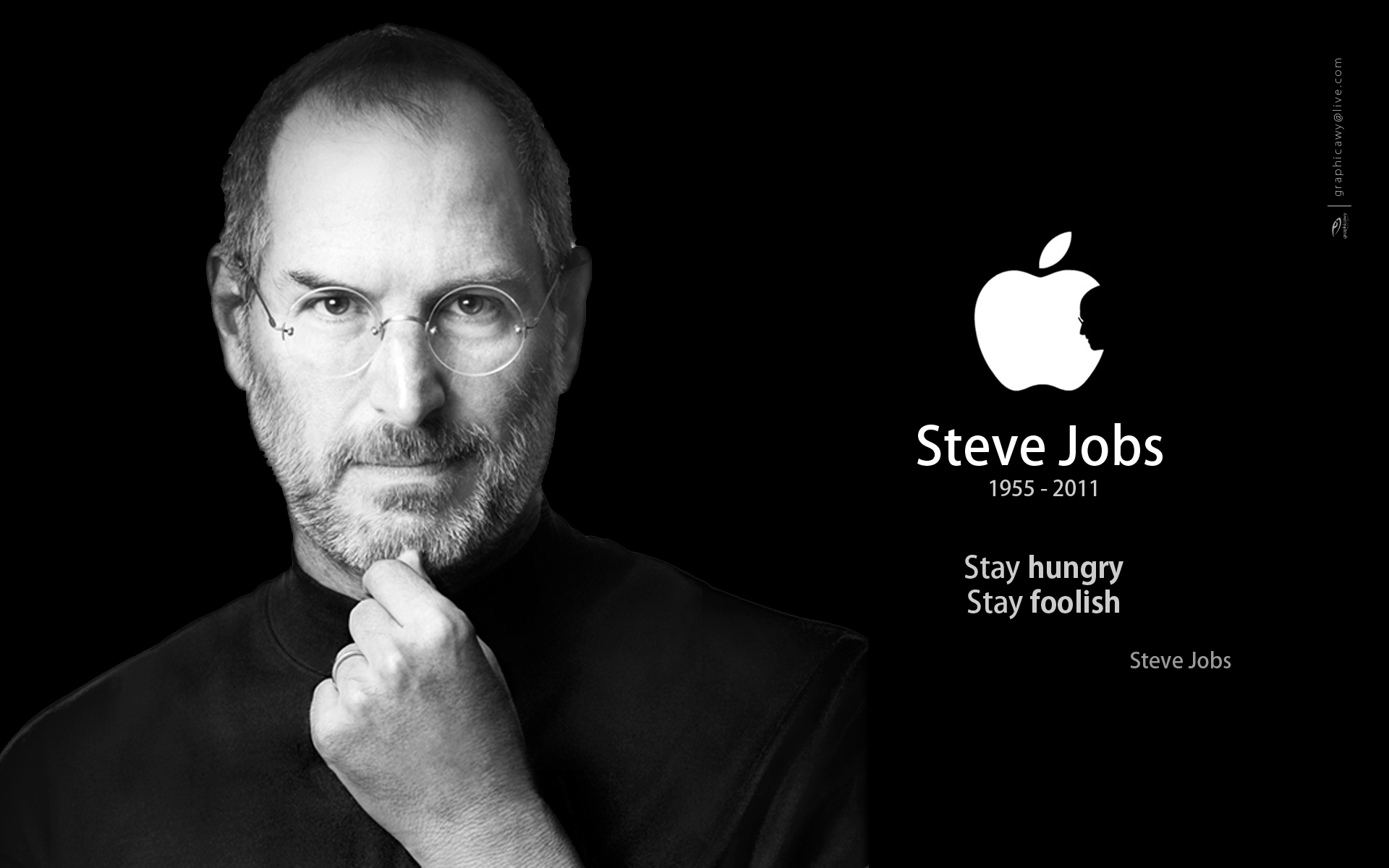 Please check our latest hd widescreen wallpaper below and bring beauty to your desktop. Steve Jobs HD Wallpaper