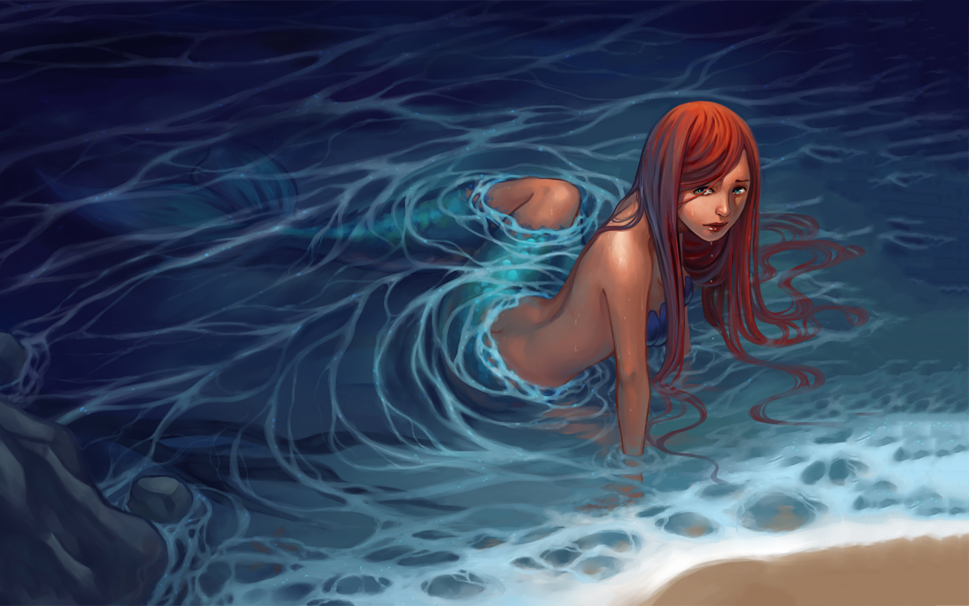 Stranded mermaid