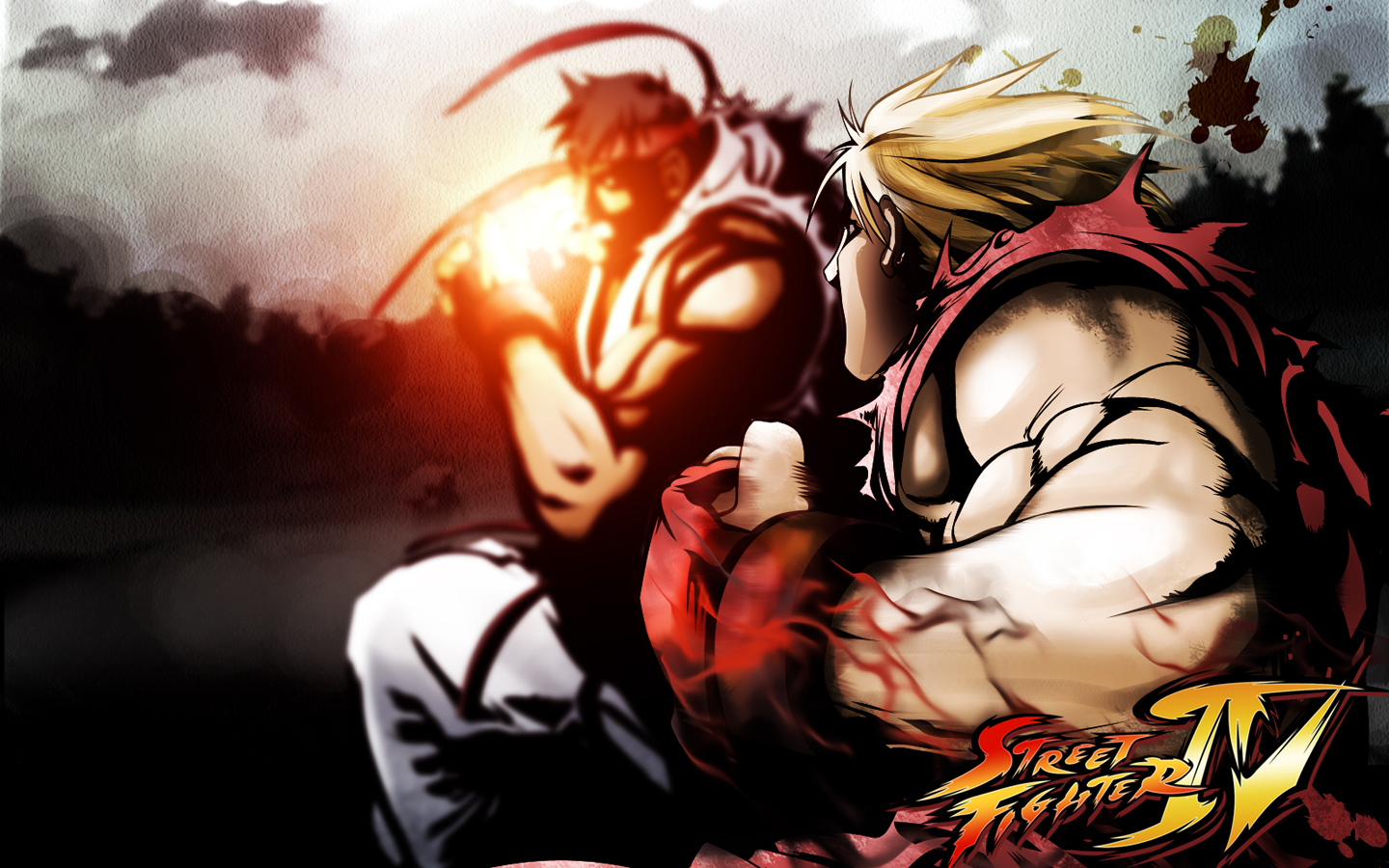 Ryu and Ken - street-fighter Wallpaper