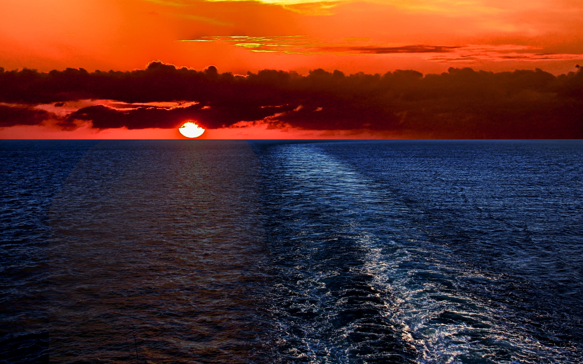 Sunset ocean scenery Wallpapers Pictures Photos Images. «