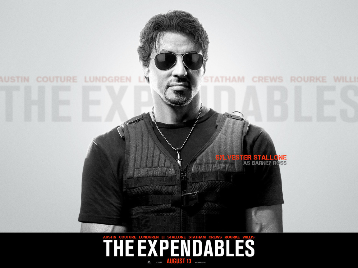 Download Sylvester Stallone as Barney Ross in The Expendables Wallpaper :